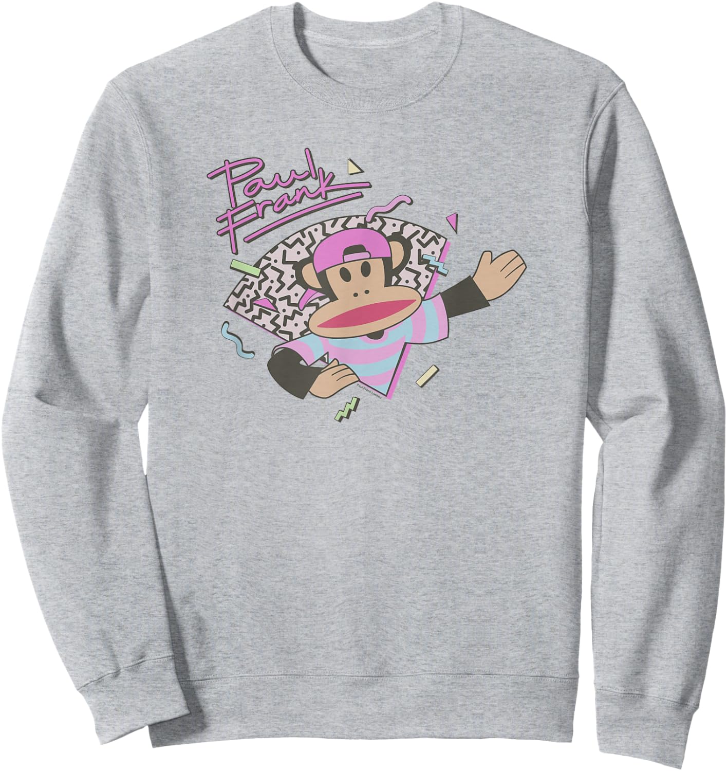 Paul Frank Julius Retro 90s Poster Sweatshirt - Sweatshirt | Ash