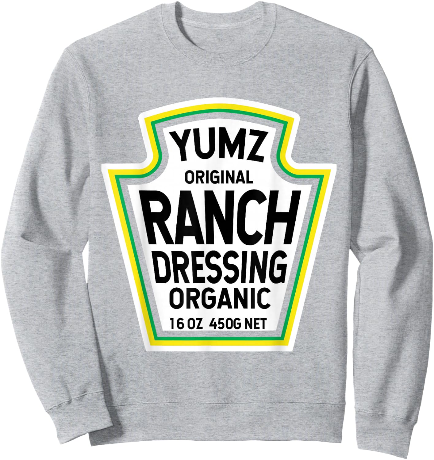 Ranch Dressing Salad Easy Halloween Costume Matching Group Sweatshirt - Sweatshirt | Ash