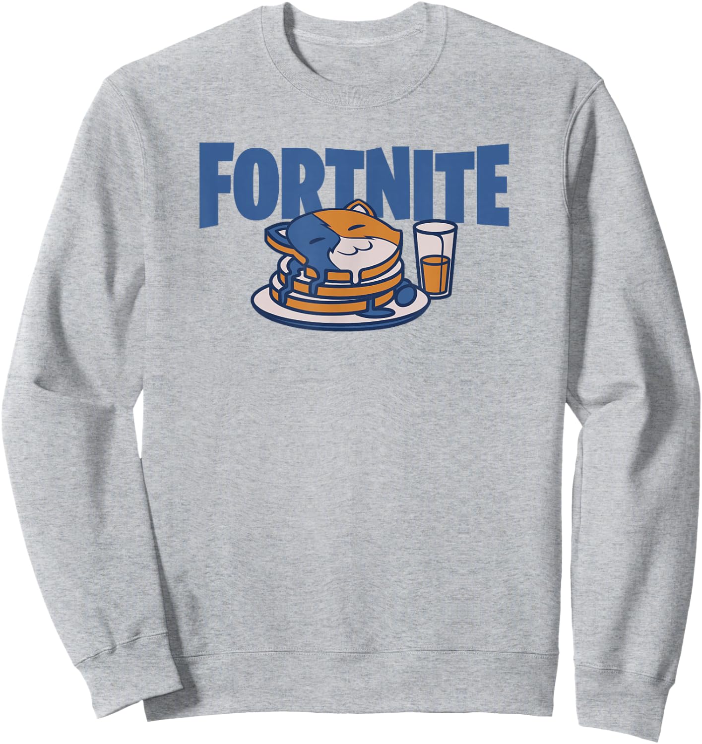 Fortnite Cat Pancakes Sweatshirt - Sweatshirt | Ash