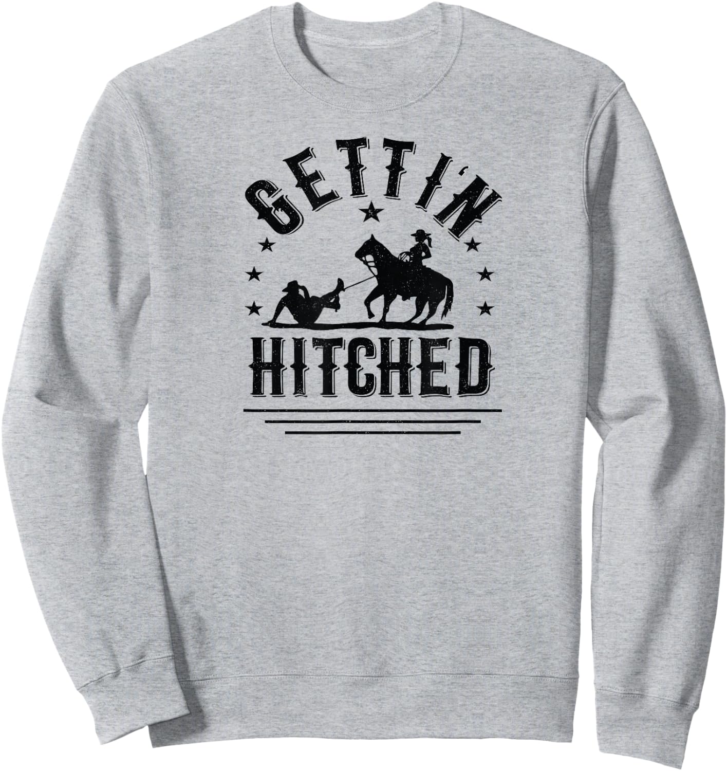 Getting Hitched Bachlorette shirt Sweatshirt - Sweatshirt | Ash