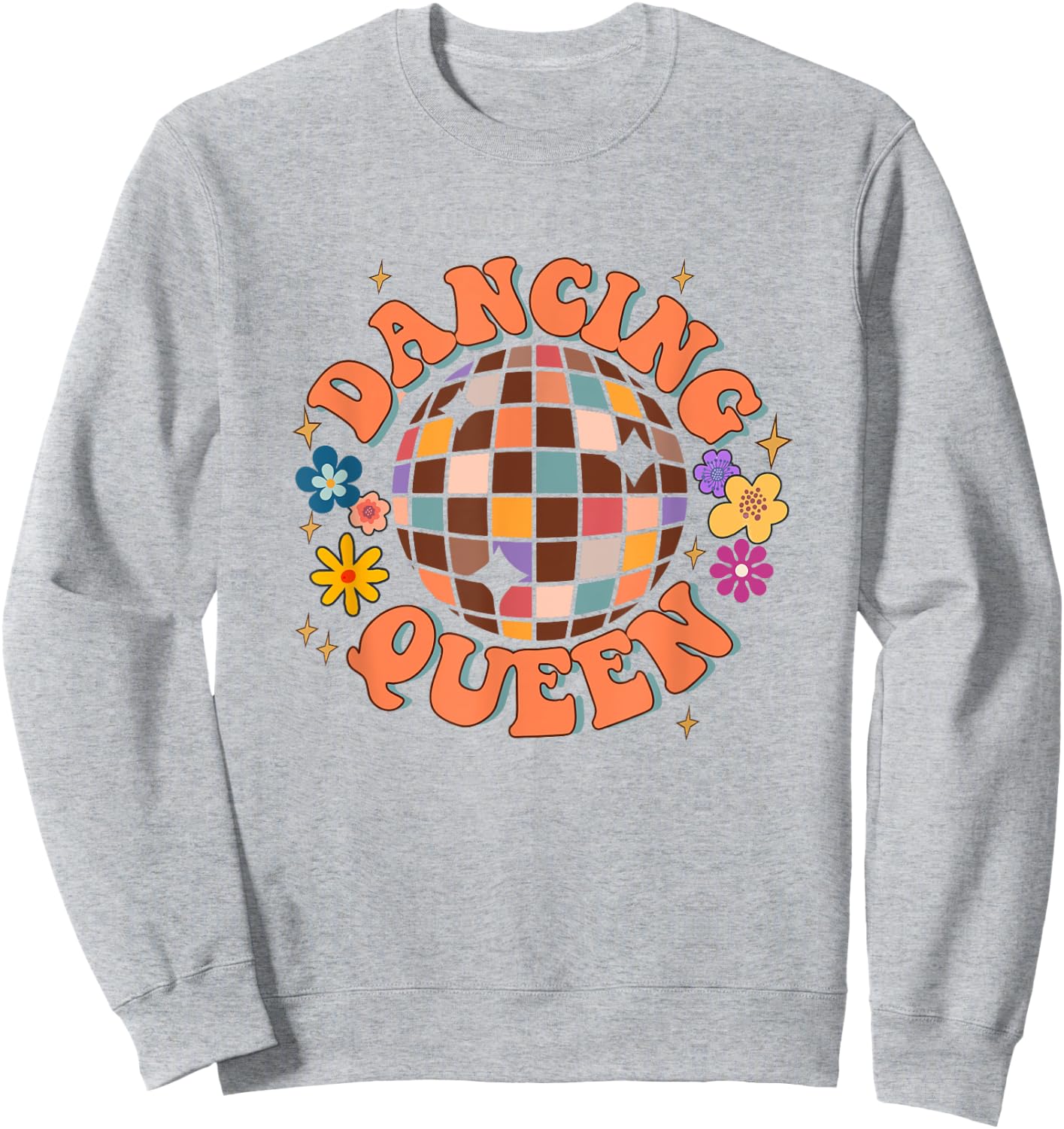 Dancing Queen Retro Bridesmaids 70’s Disco Bachelorette Sweatshirt - Sweatshirt | Ash