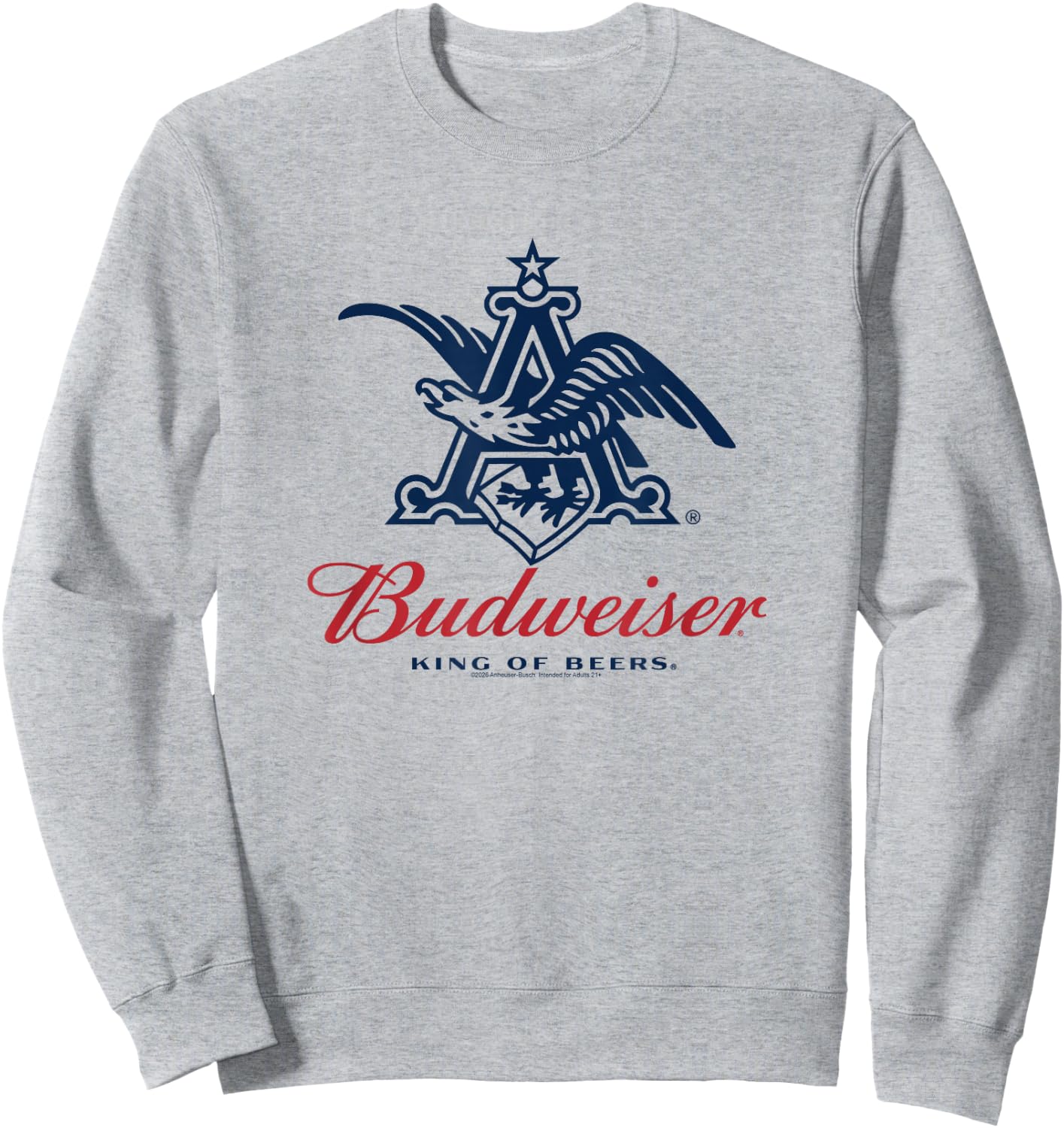 King of Beers Emblem Sweatshirt - Sweatshirt | Ash