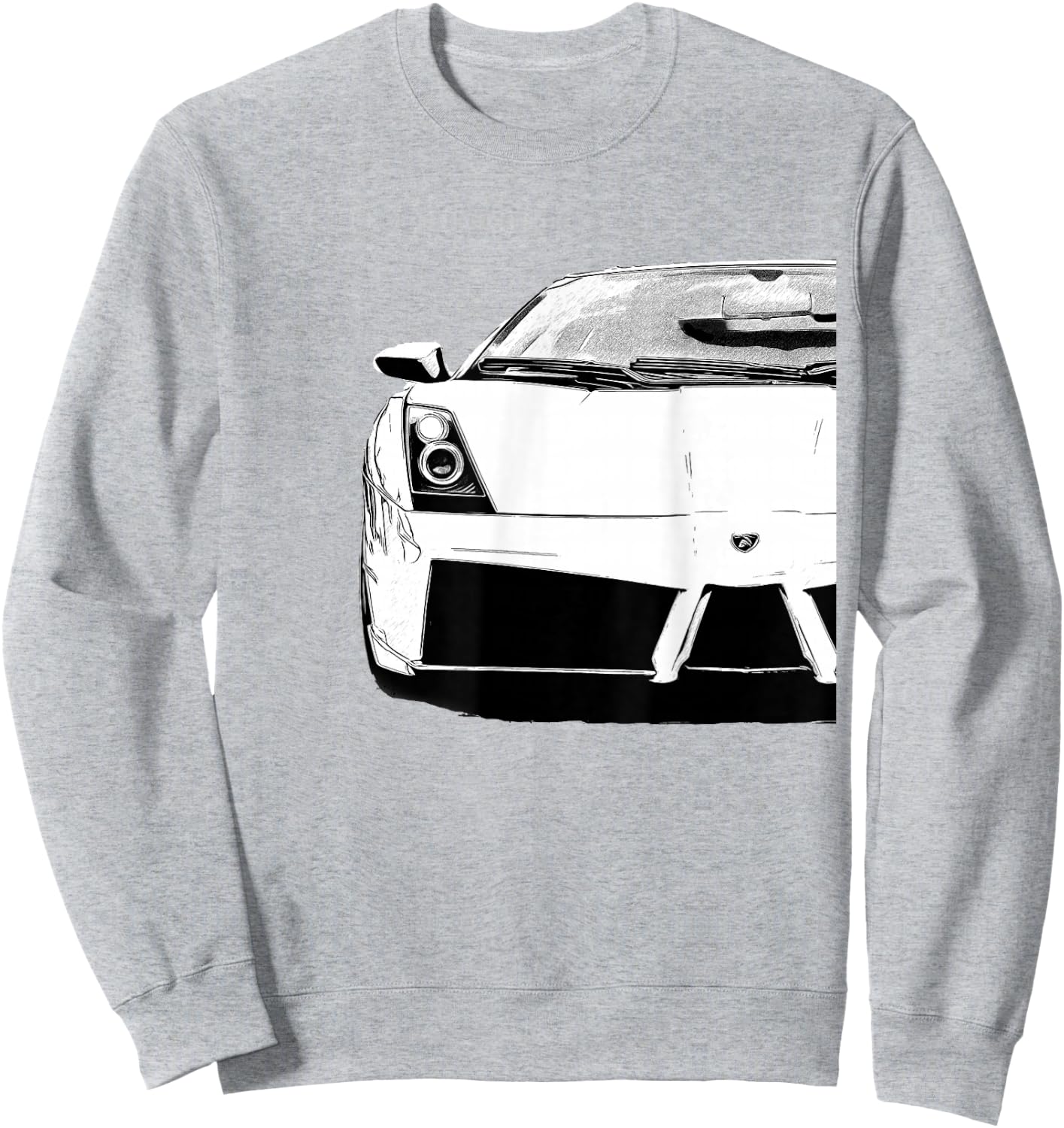 Exotic Sports Car Sweatshirt - Sweatshirt | Ash