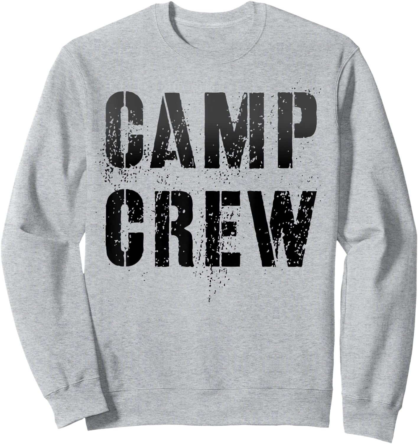 Vintage CAMP CREW Summer Staff Counselor Teacher Nurse Host Sweatshirt - Sweatshirt | Ash