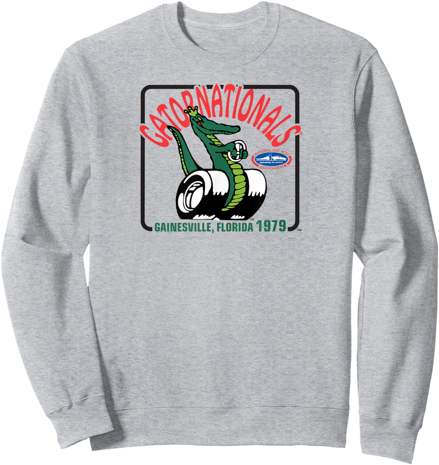 NHRA 1979 Gatornationals Sweatshirt - Sweatshirt | Ash