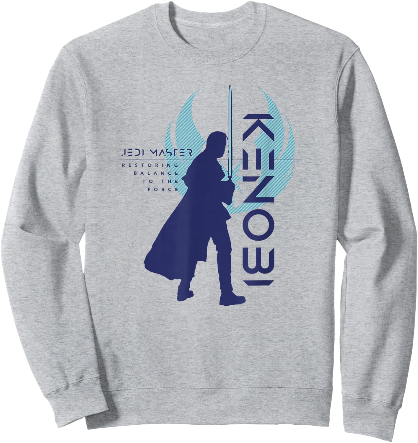 Star Wars Obi-Wan Kenobi Jedi Master Poster Sweatshirt - Sweatshirt | Ash