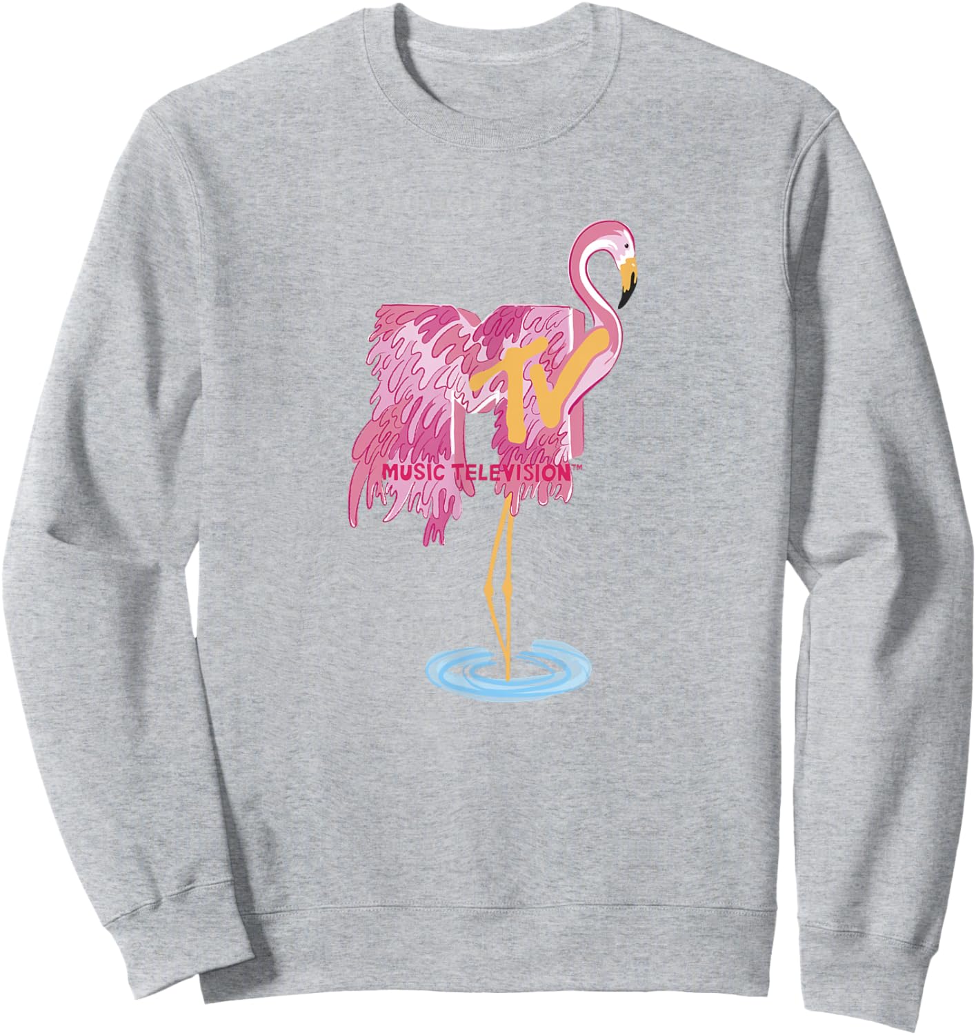 MTV Fresh Flamingo Sweatshirt - Sweatshirt | Ash