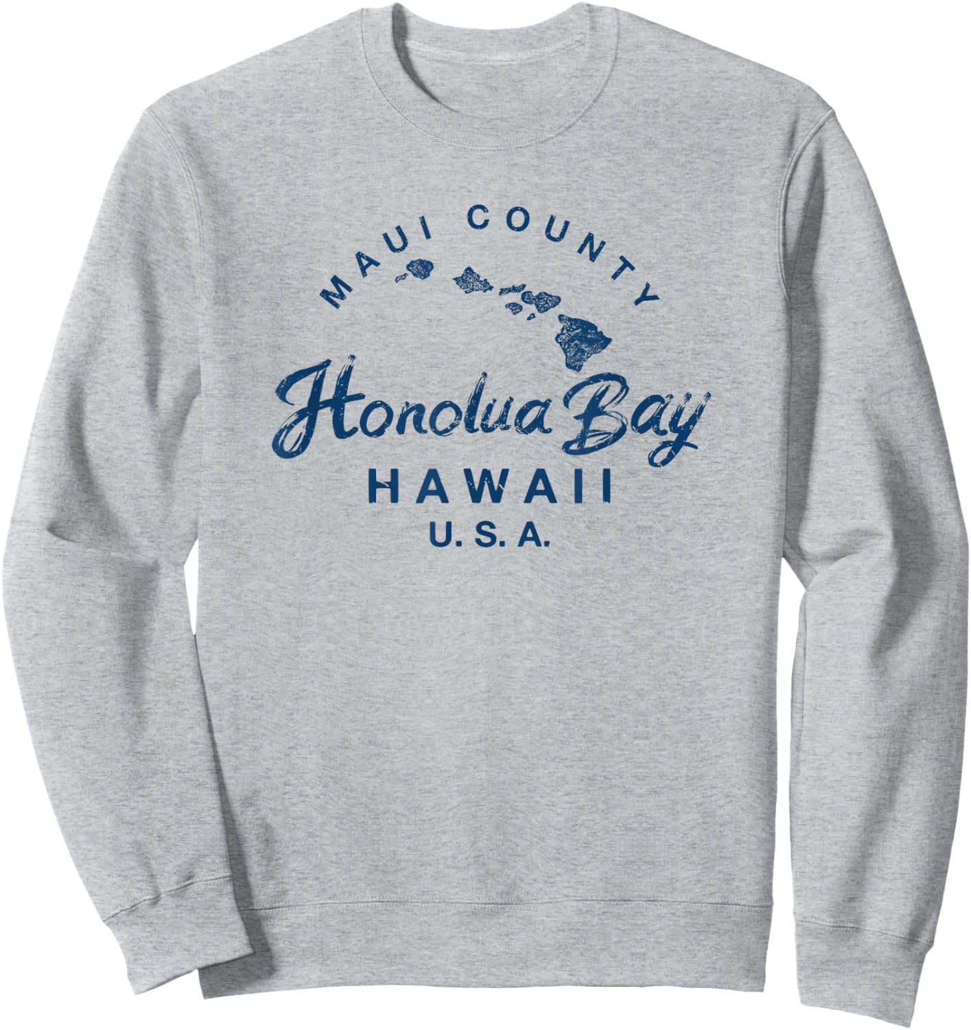 Maui Honolua Bay Hawaii Hawaiian Islands Sweatshirt - Sweatshirt | Ash