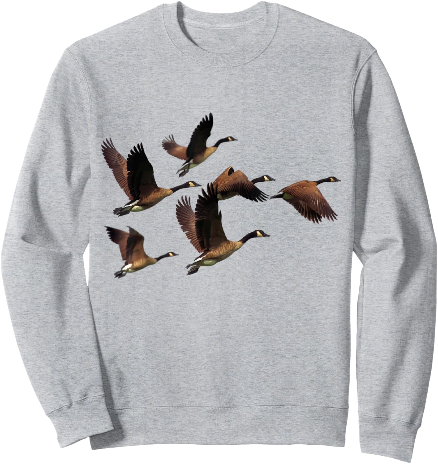 Flying Canadian Goose Sweatshirt - Sweatshirt | Ash