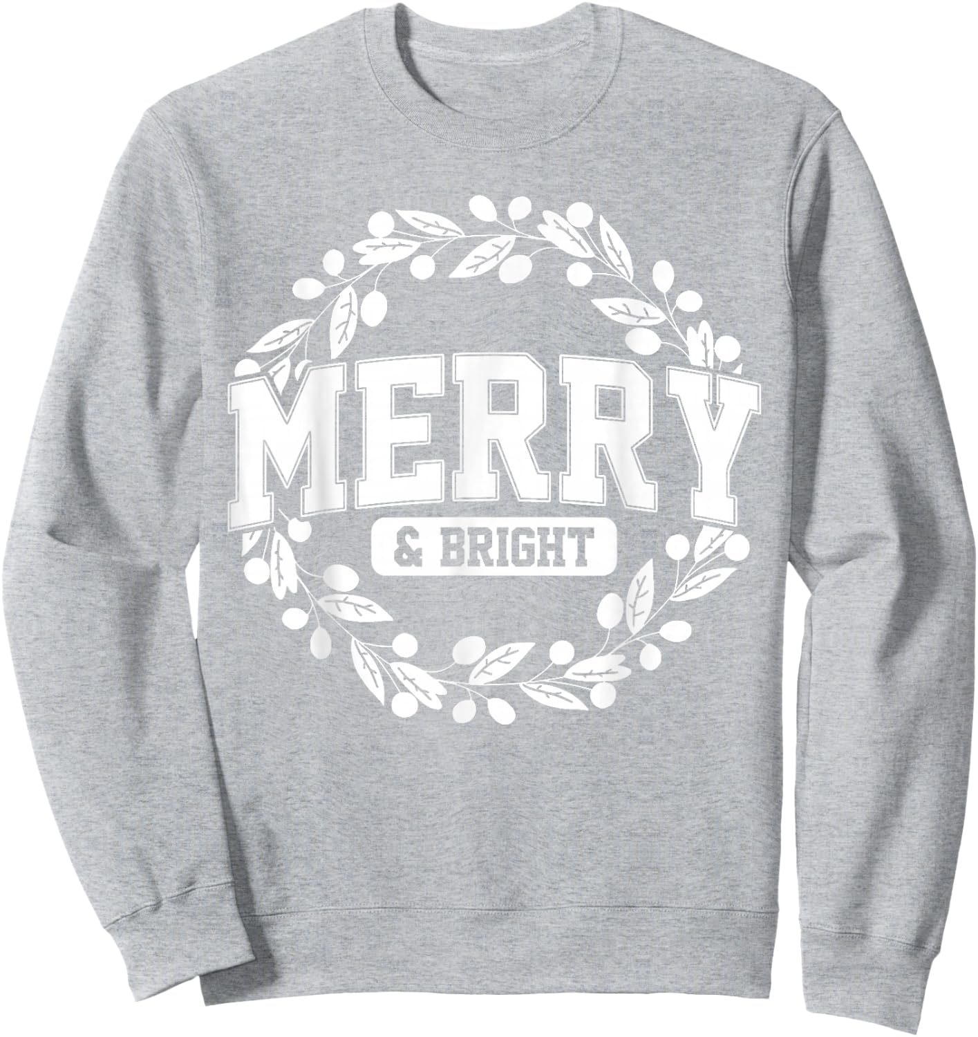 Merry & Bright Moody and Uptight Christmas Matching Couple Sweatshirt - Sweatshirt | Ash