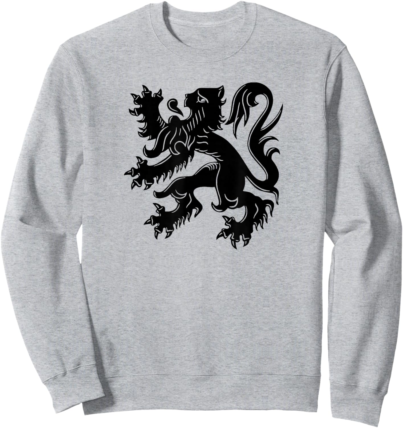 Flanders Belgium Flag Flemish Lion Brussels Sweatshirt - Sweatshirt | Ash