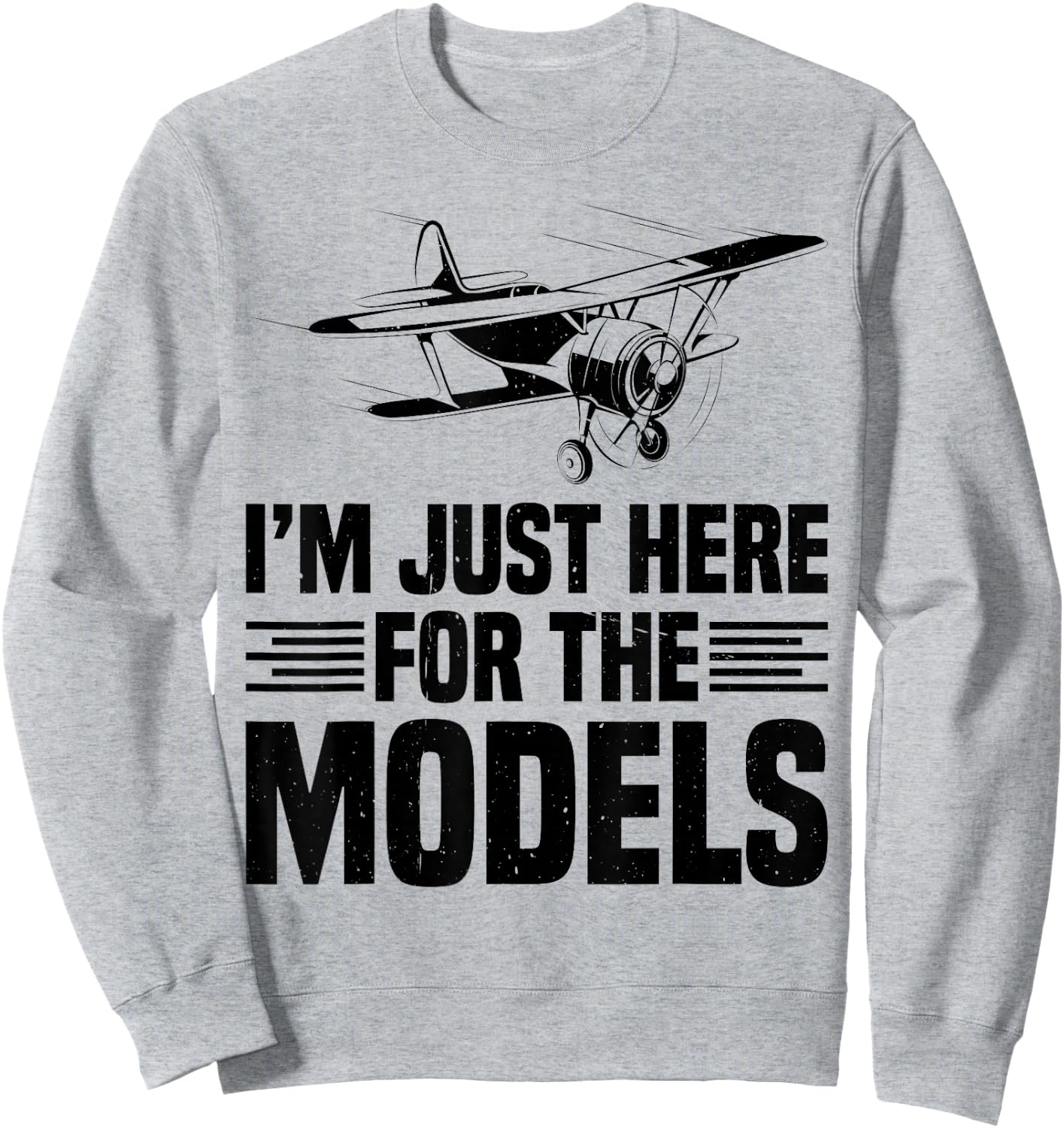 RC Aircraft Radio Controlled Model Airplane RC Plane Pilot Sweatshirt - Sweatshirt | Ash