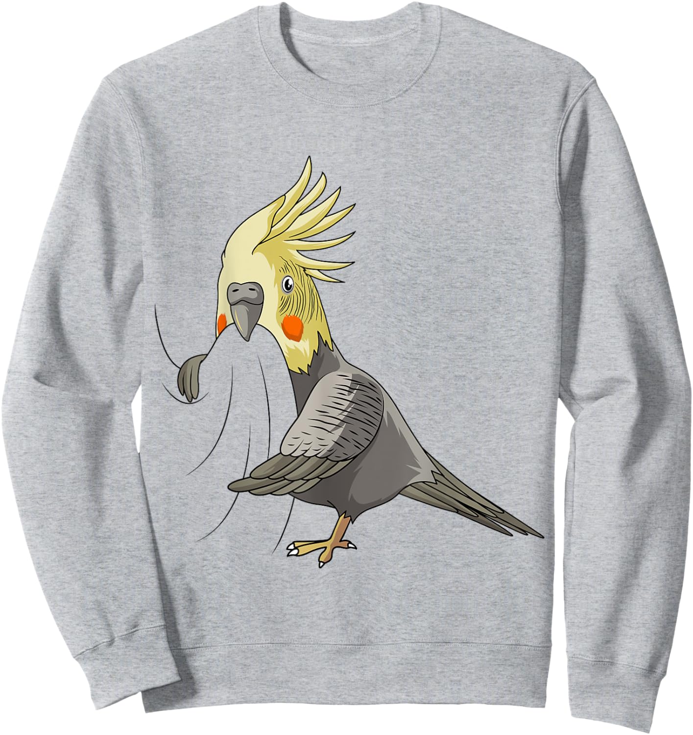 Cockatiel Lover Bird Lovers Women Kids Girl Sweatshirt - Sweatshirt | Ash