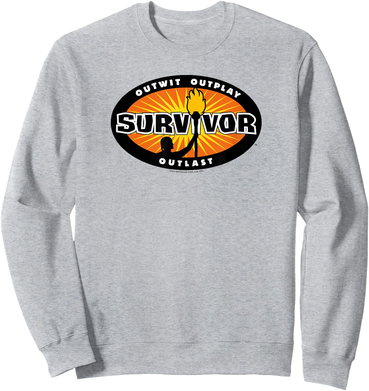 Survivor Gold Burst Sweatshirt - Sweatshirt | Ash