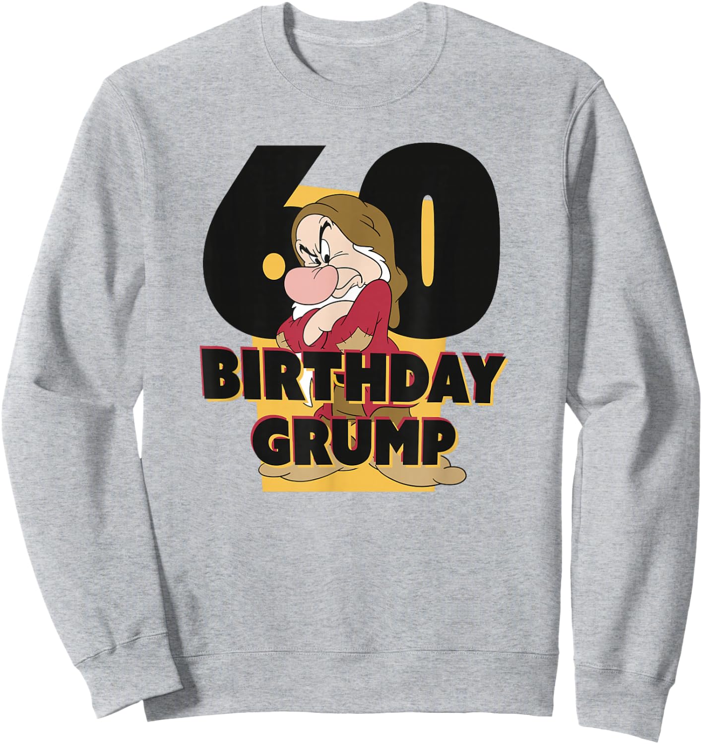 Disney Snow White Grumpy 60th Birthday Sweatshirt - Sweatshirt | Ash