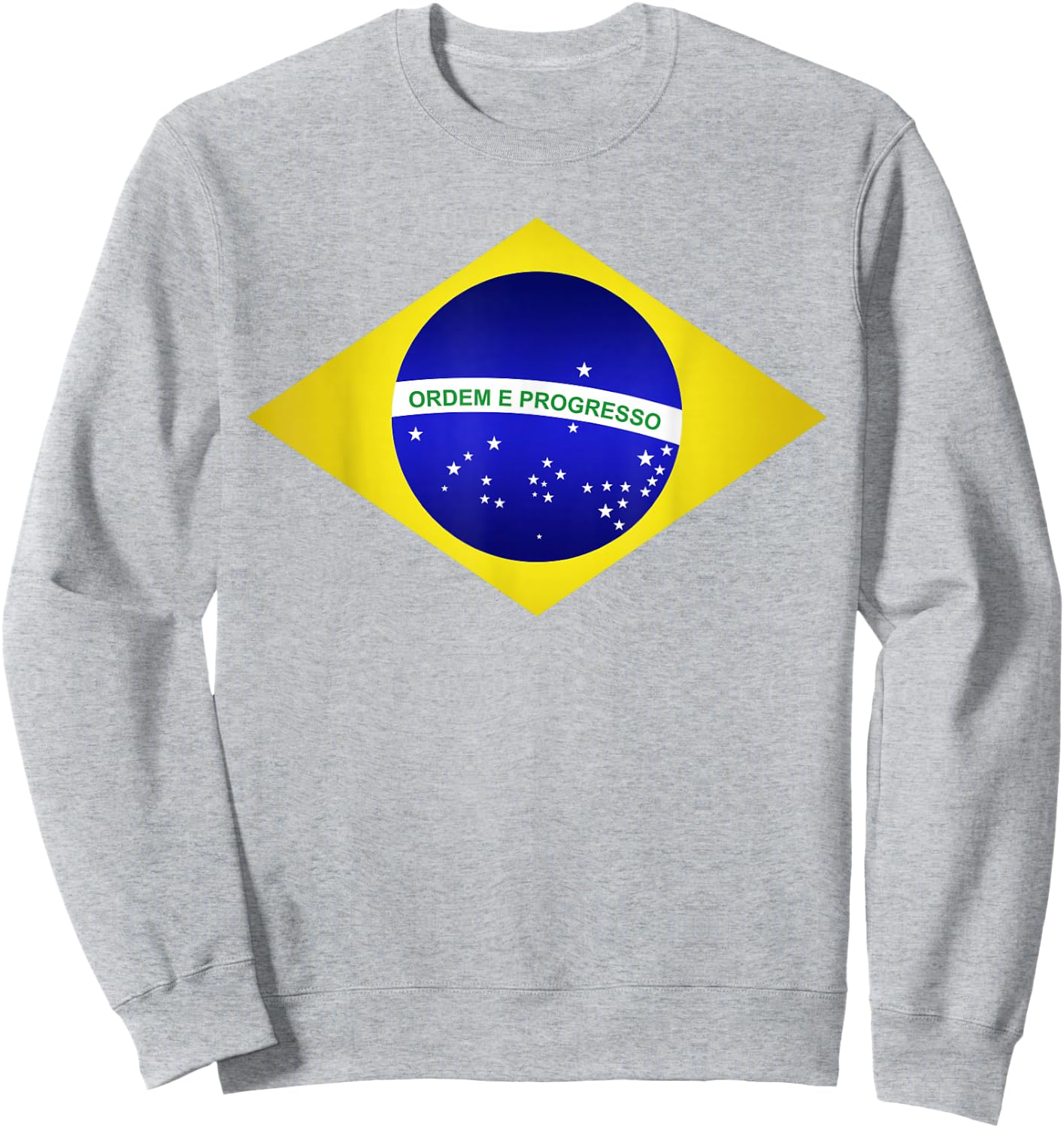 Brazil Shirt Brazilian Soccer Football Brazilian Flag Sweatshirt - Sweatshirt | Ash