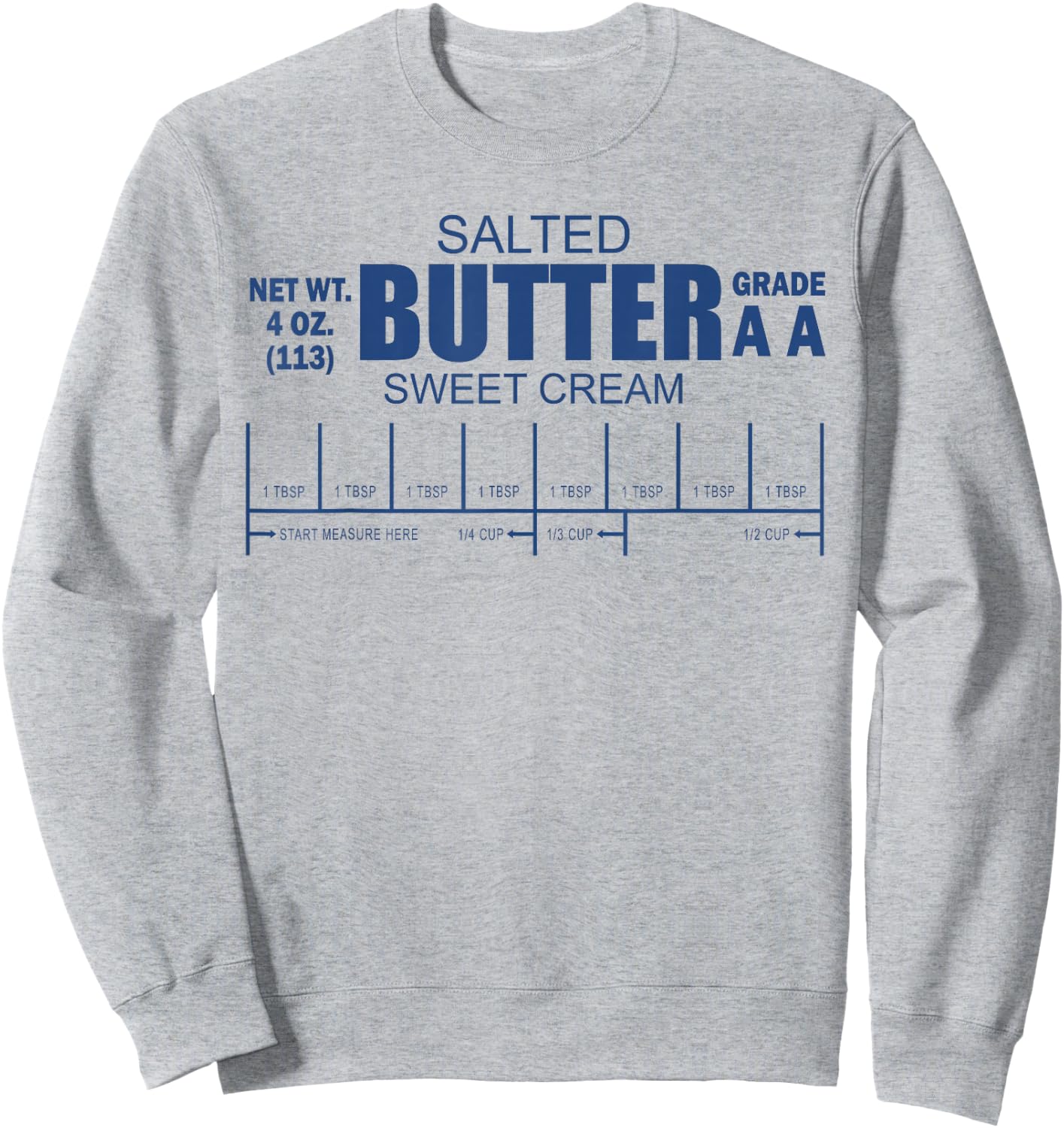 Funny Foodie Baker Baking Salted Butter Sweatshirt - Sweatshirt | Ash