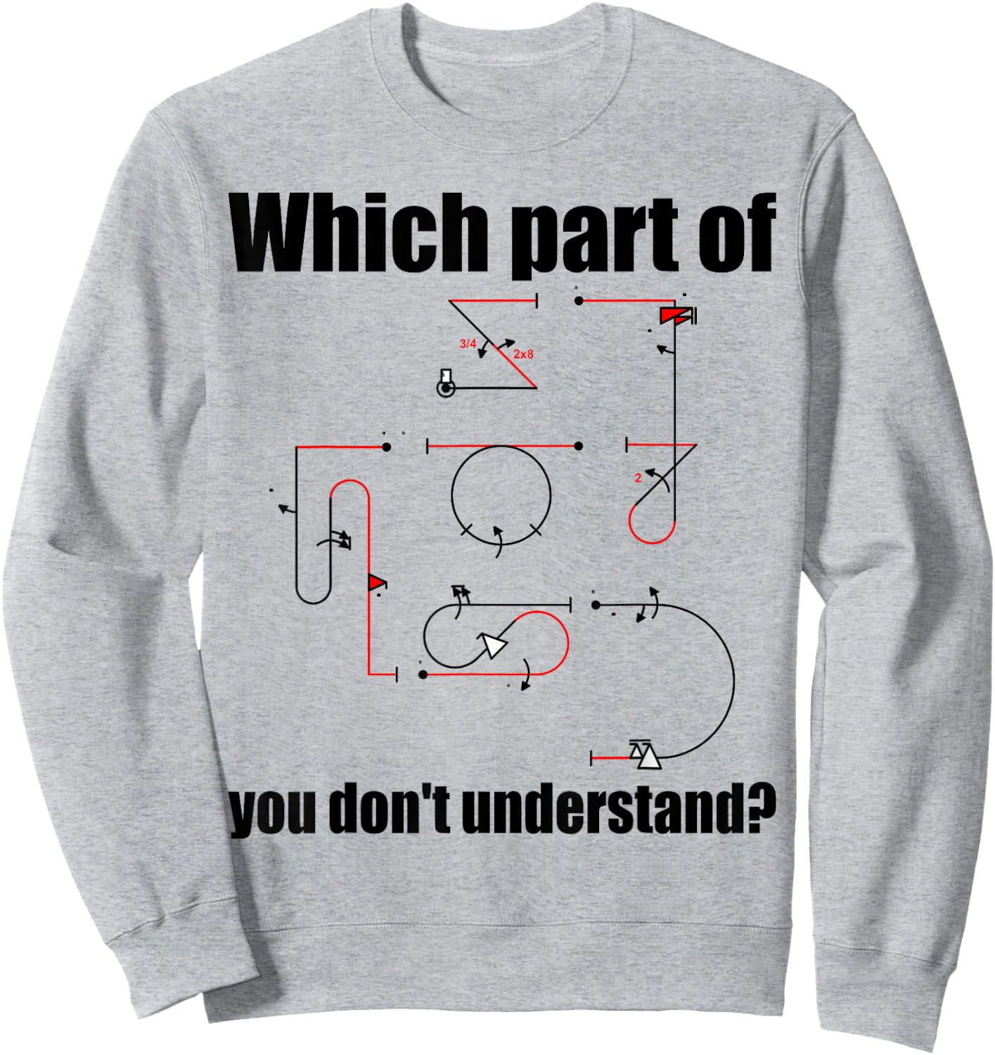 Aresty Symbol Aerobatics for Model Pilot Sweatshirt - Sweatshirt | Ash