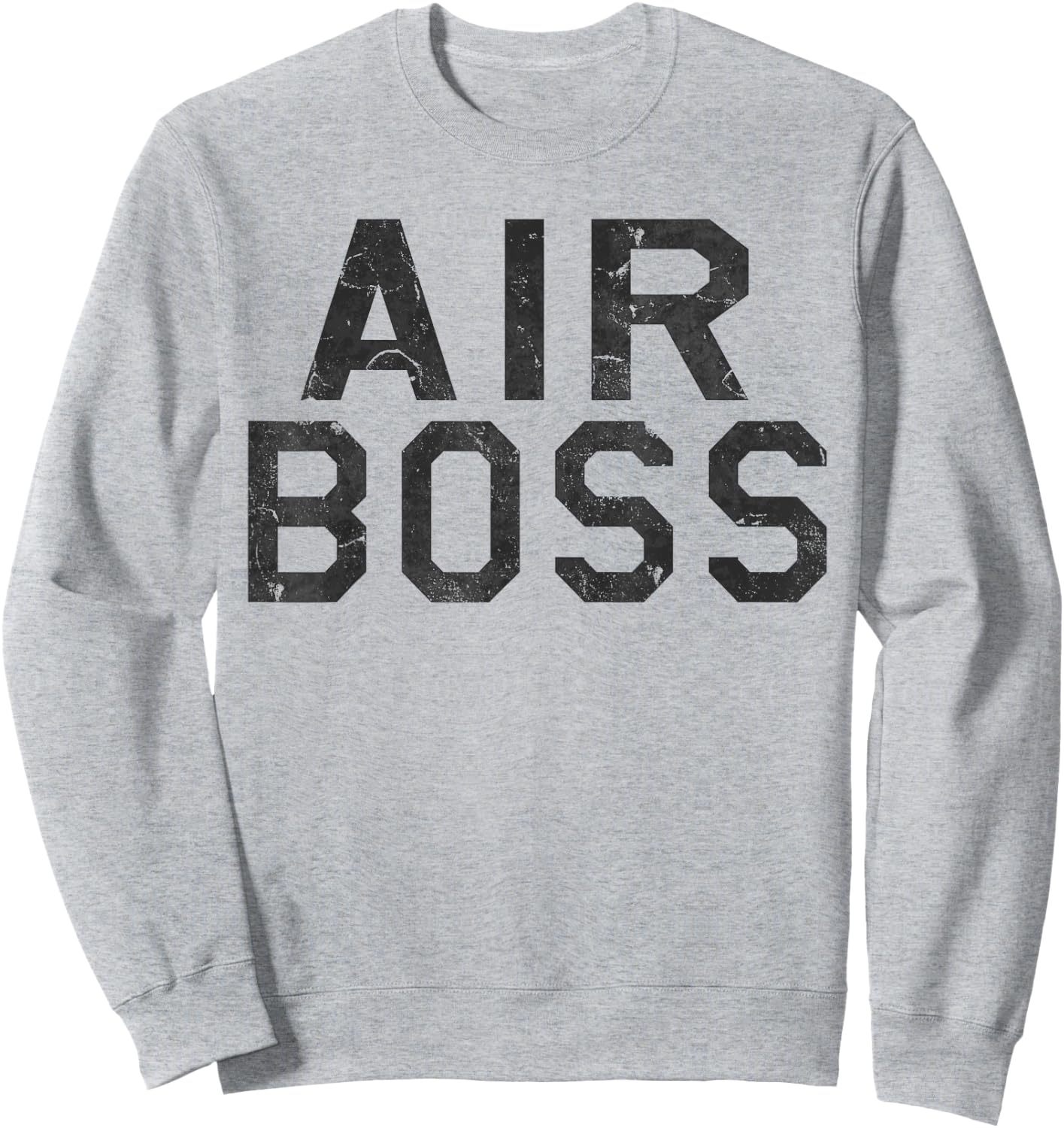 Air Boss Airshow and Aircraft Carrier Deck Boss Military Sweatshirt - Sweatshirt | Ash