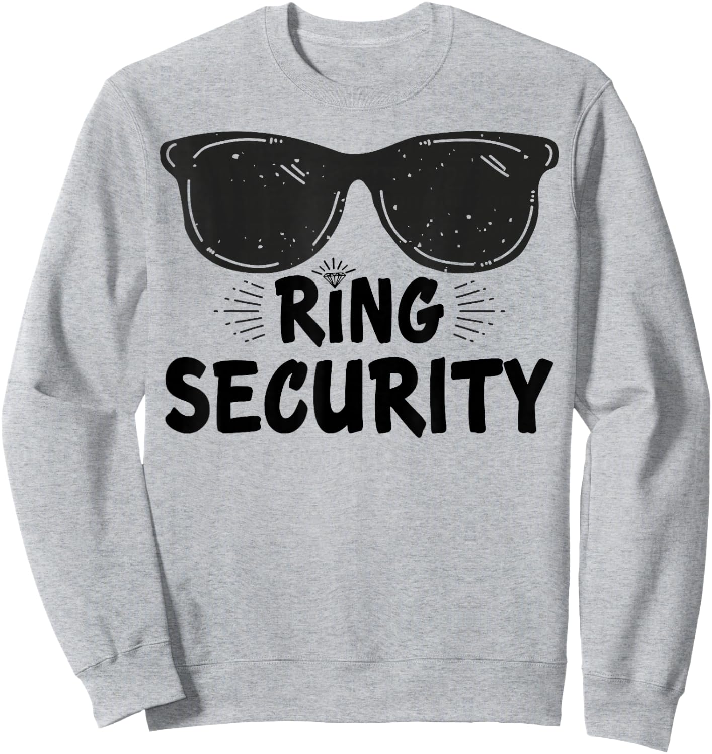 Ring Bearer Shirt Wedding Ring Bearer Kid Boys Ring Security Sweatshirt - Sweatshirt | Ash