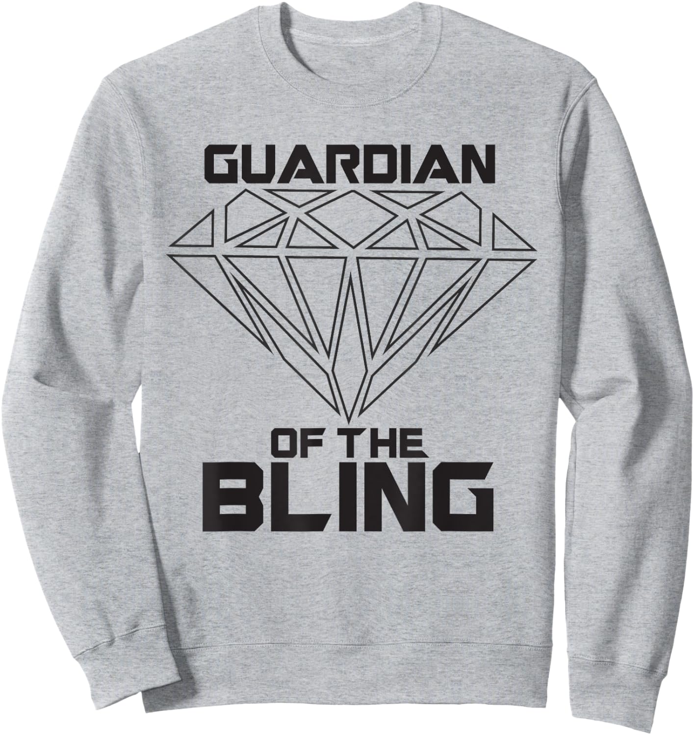 Guardian of the Bling | Ring Bearer | Best Man | Gift Sweatshirt - Sweatshirt | Ash