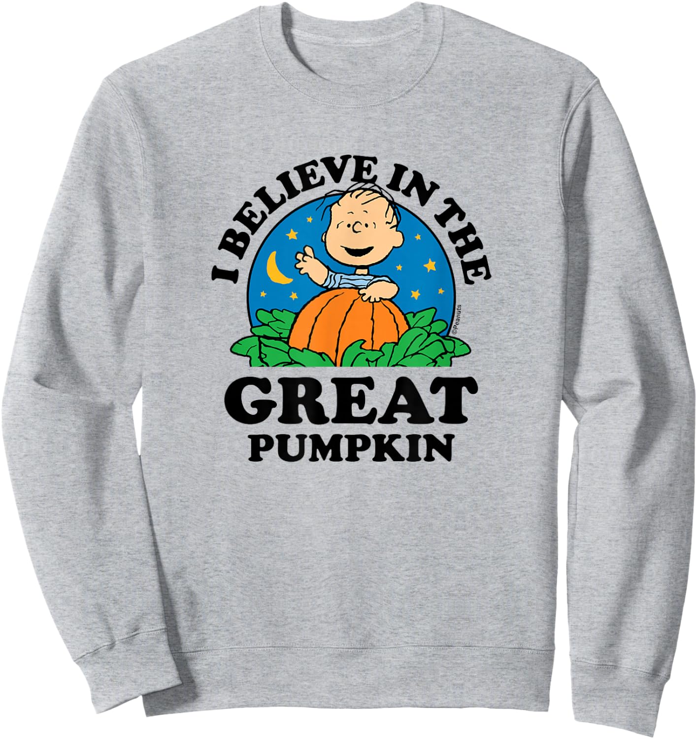 Peanuts - Halloween - I Believe in The Great Pumpkin Sweatshirt - Sweatshirt | Ash