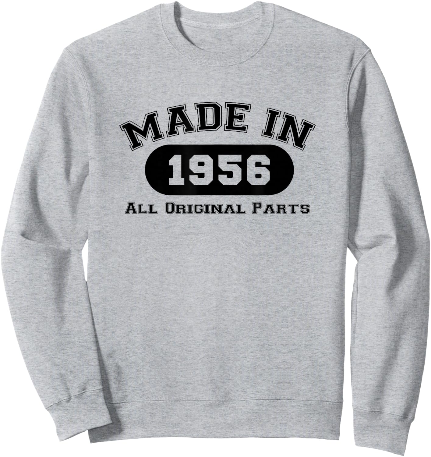 Year of manufacture 1956 original parts birthday gift 66 years Sweatshirt - Sweatshirt | Ash