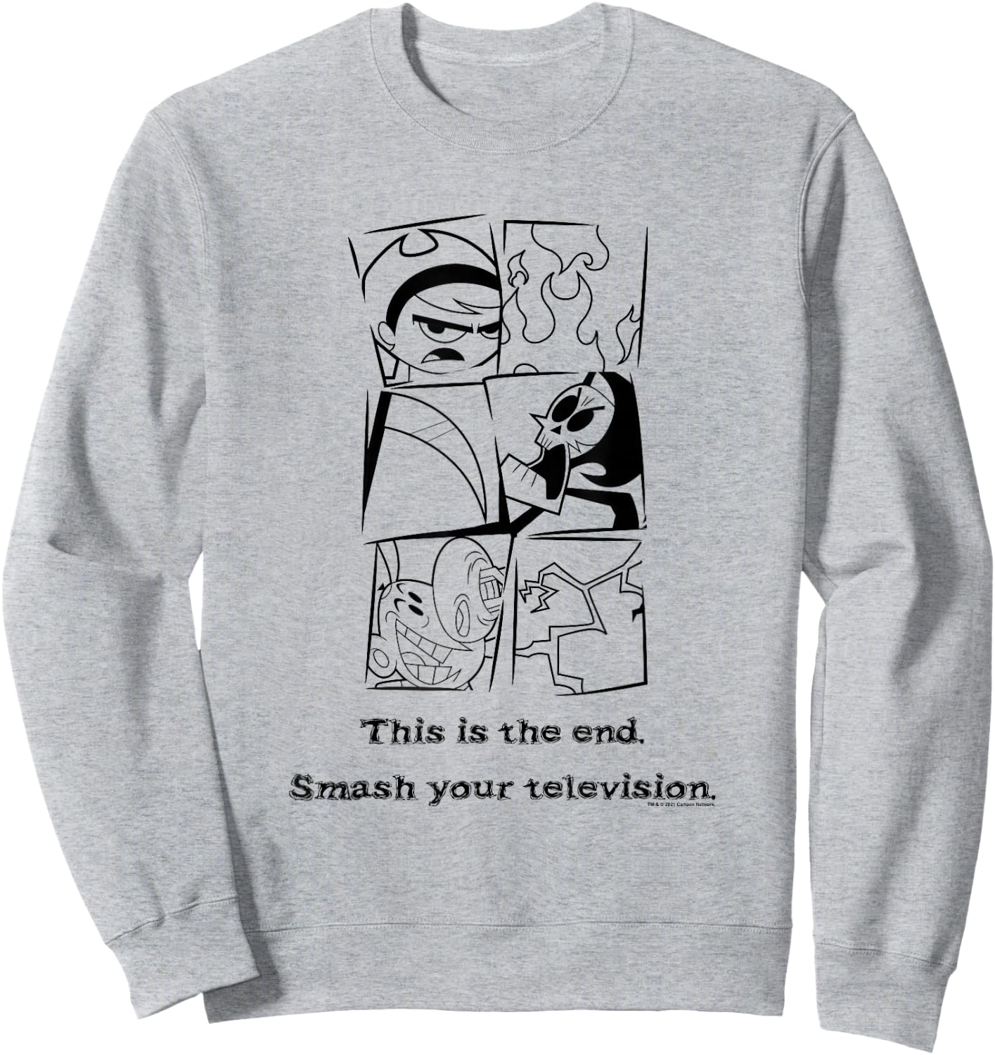 The Grim Adventures of Billy & Mandy This Is The End Sweatshirt - Sweatshirt | Ash