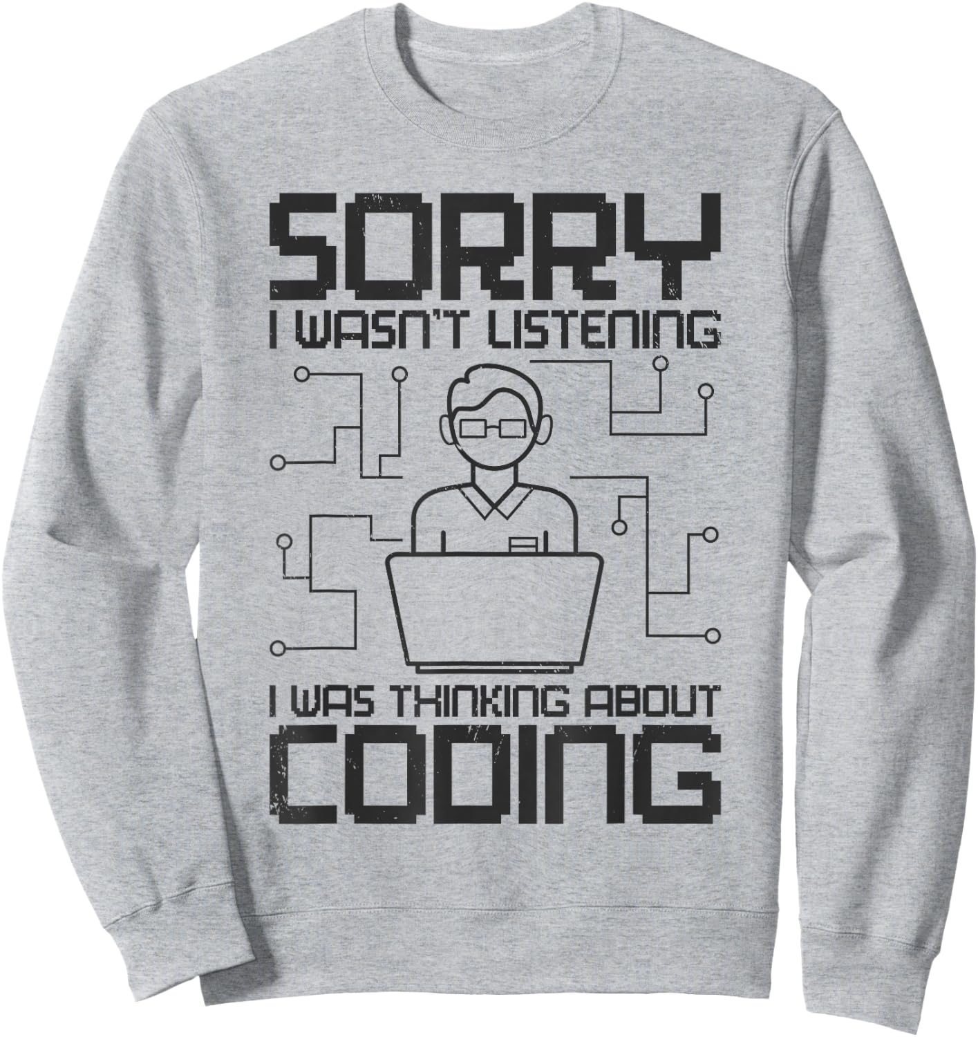 Programmer Coder Software Web Developer Coding Computer Sweatshirt - Sweatshirt | Ash
