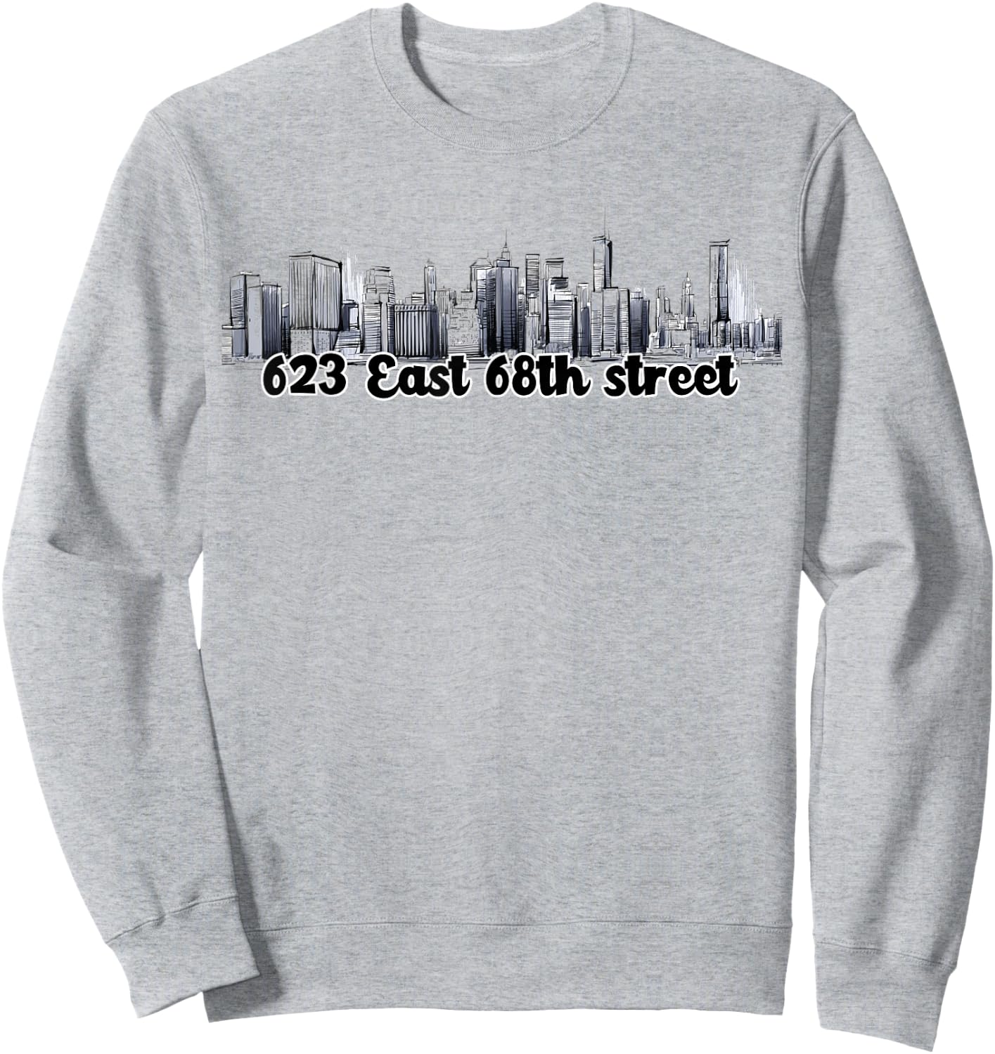 Team Lucy New York Address Sweatshirt - Sweatshirt | Ash