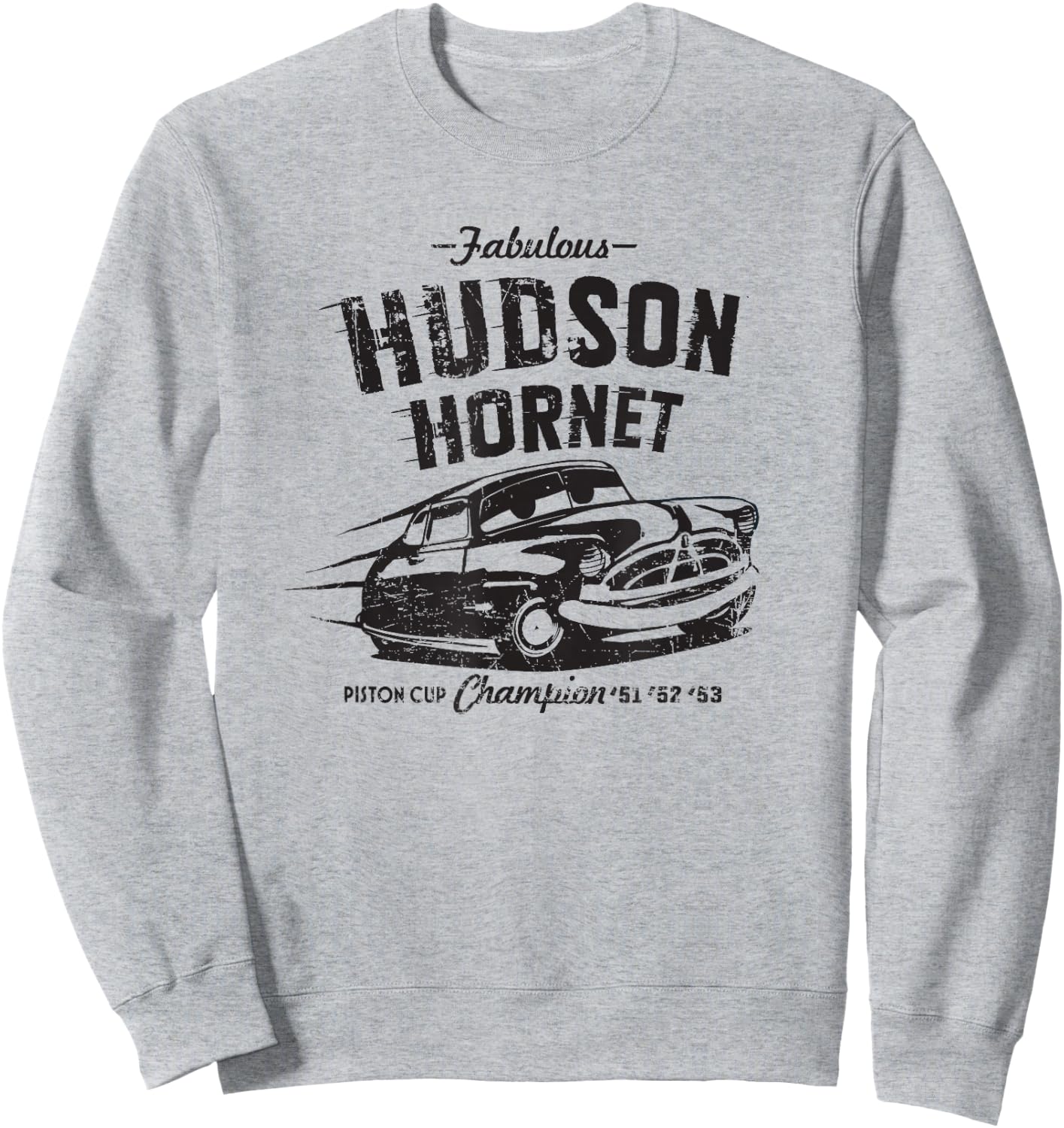 Disney and Pixar’s Cars Hudson Hornet Piston Cup Champion Sweatshirt - Sweatshirt | Ash