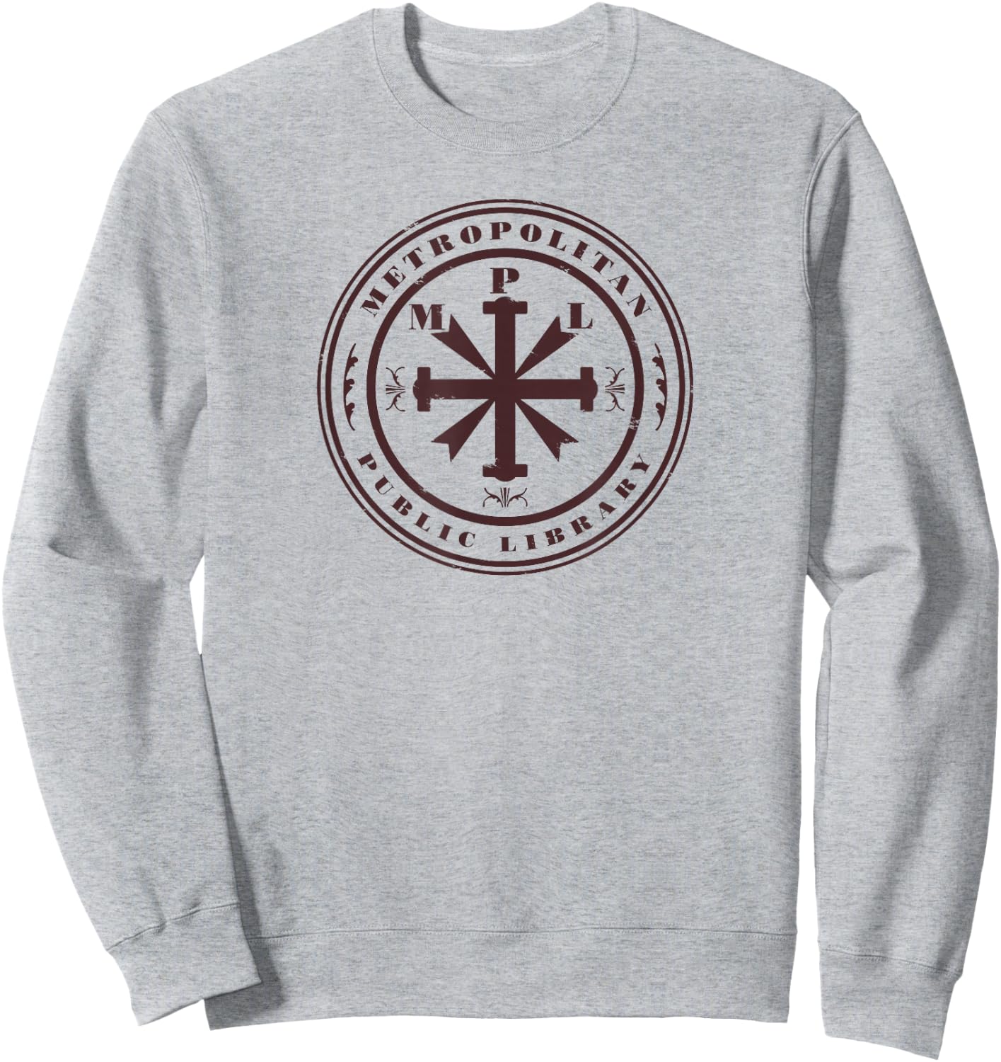 Metropolitan Public Library Sweatshirt - Sweatshirt | Ash