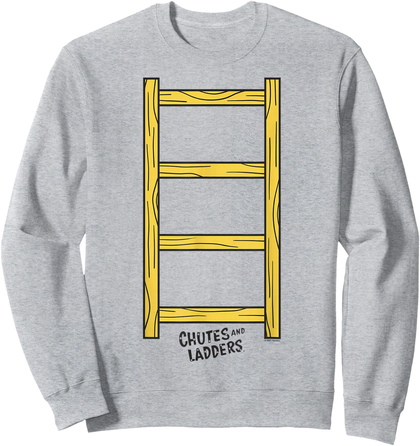 Chutes And Ladders Halloween Ladder Costume Sweatshirt - Sweatshirt | Ash