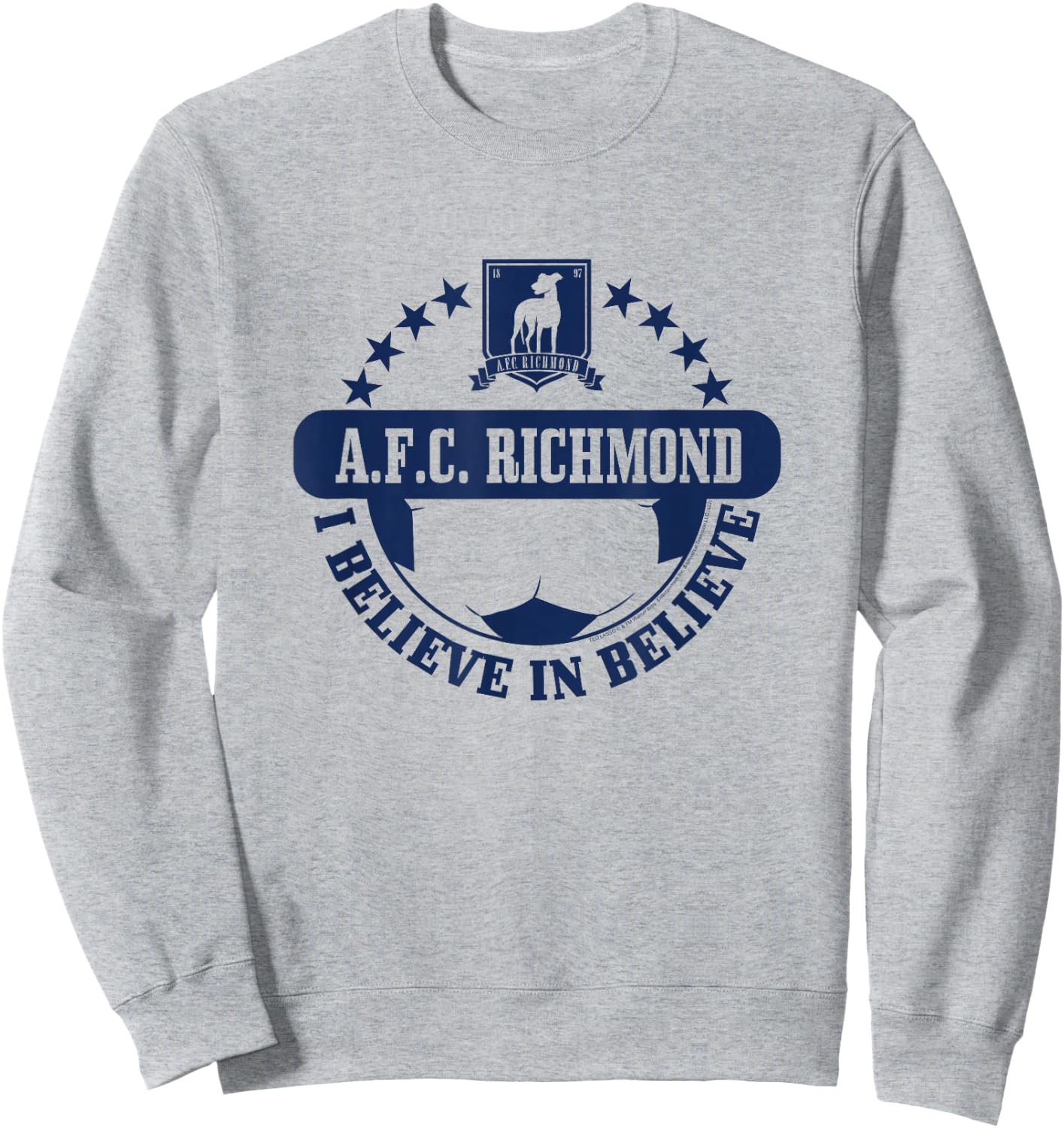 Ted Lasso AFC Richmond I Believe Small Sweatshirt - Sweatshirt | Ash
