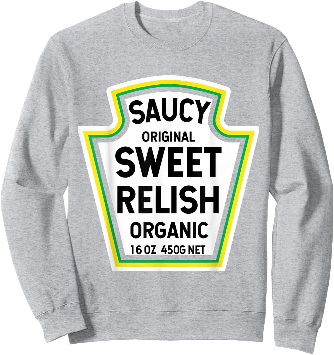 Sweet Relish Easy Halloween Costume Matching Group Couples Sweatshirt - Sweatshirt | Ash