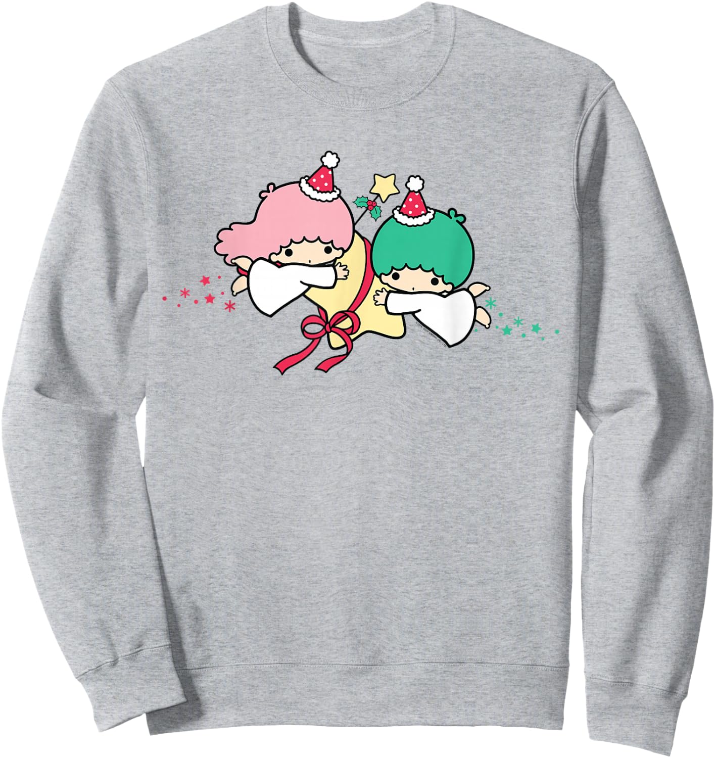 Little Twin Stars Christmas Stars Sweatshirt - Sweatshirt | Ash