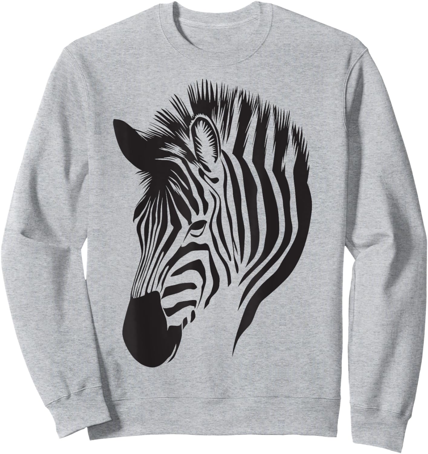 Cool Mountain Zebra - Great Gift Animal Lovers Sweatshirt - Sweatshirt | Ash