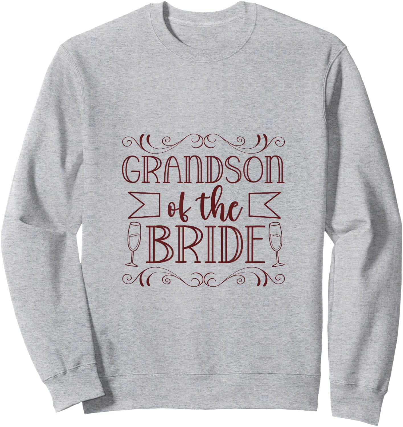 Wedding - Grandson of the Bride Sweatshirt - Sweatshirt | Ash