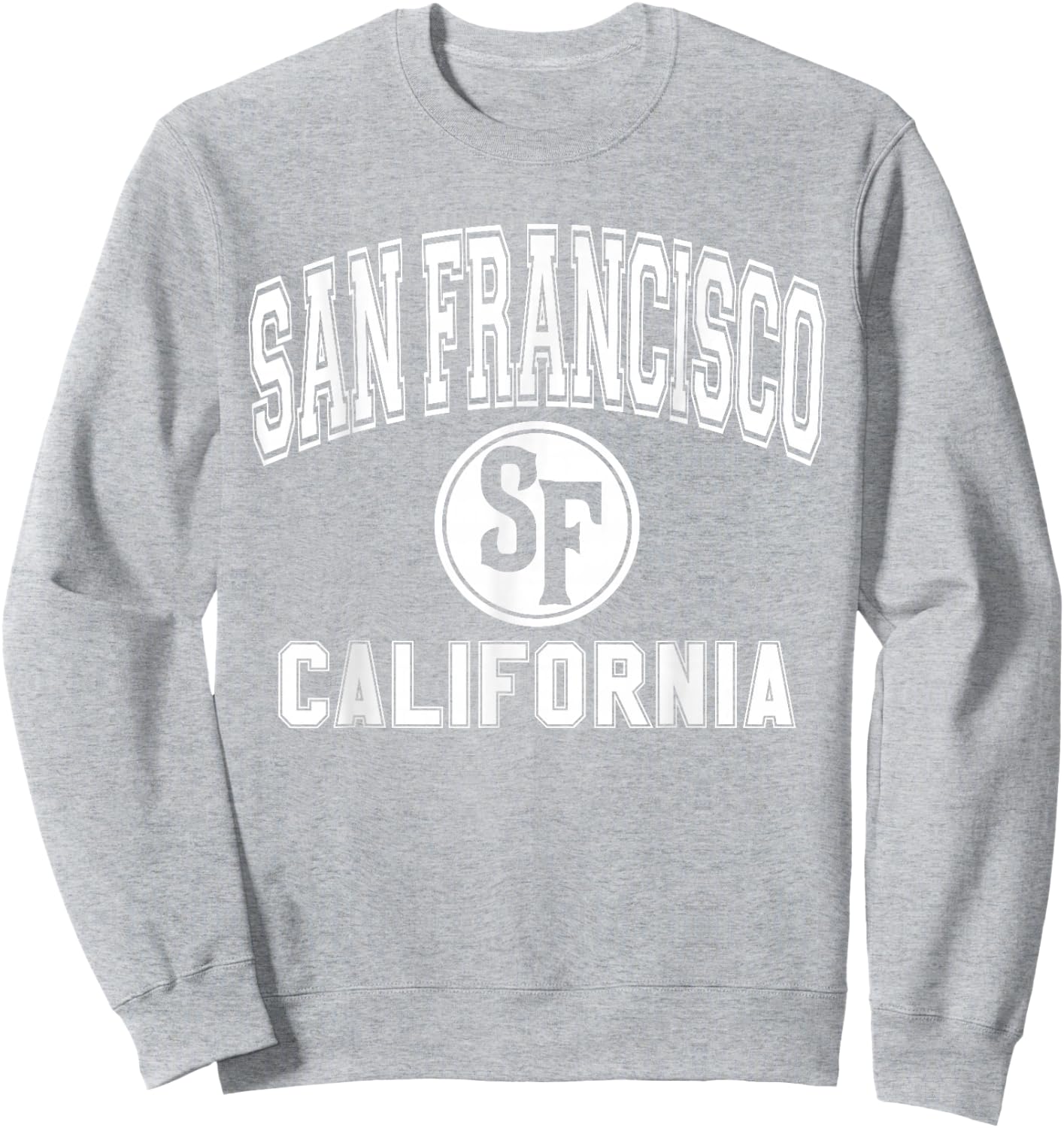 San Francisco California SF Pink with White Print Sweatshirt - Sweatshirt | Ash
