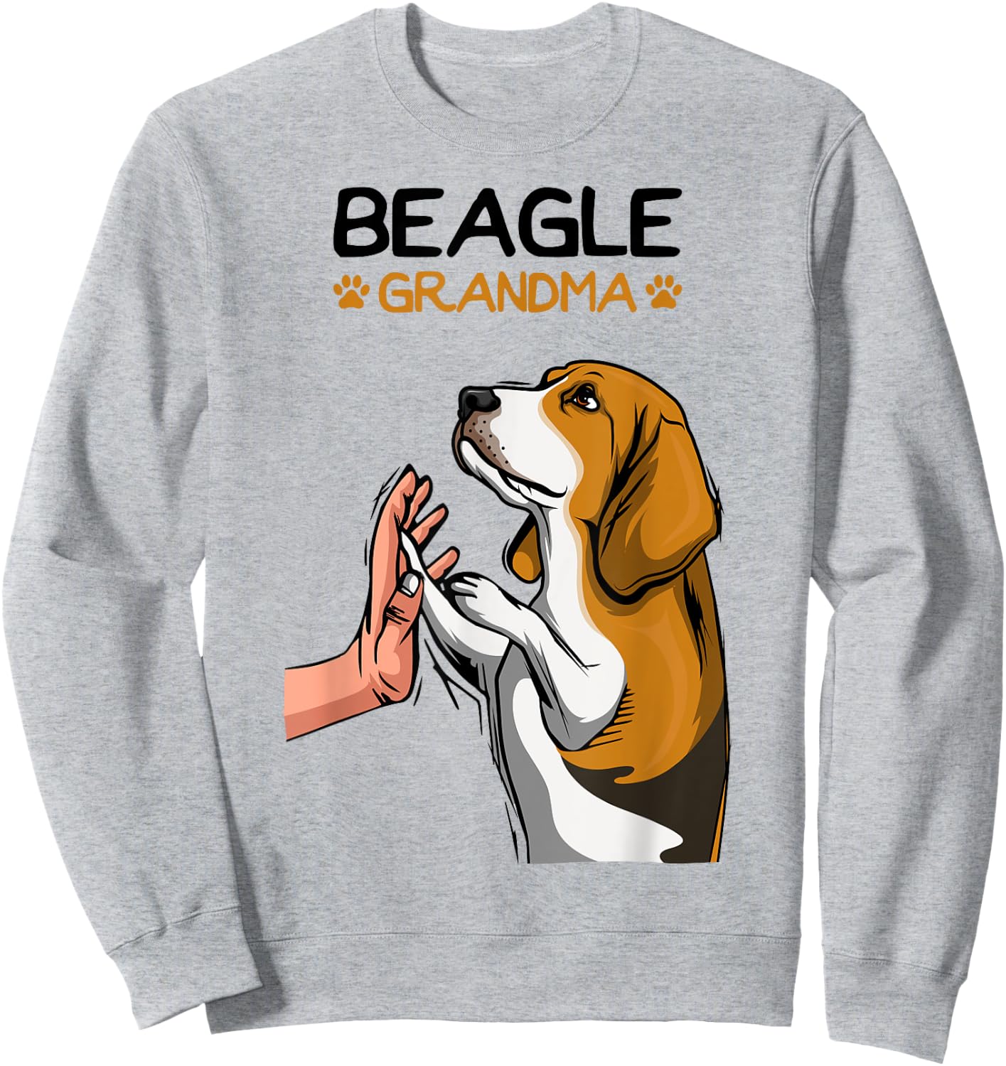 Beagle Grandma Dog Mom Grandmother Mother´s Day Women Sweatshirt - Sweatshirt | Ash