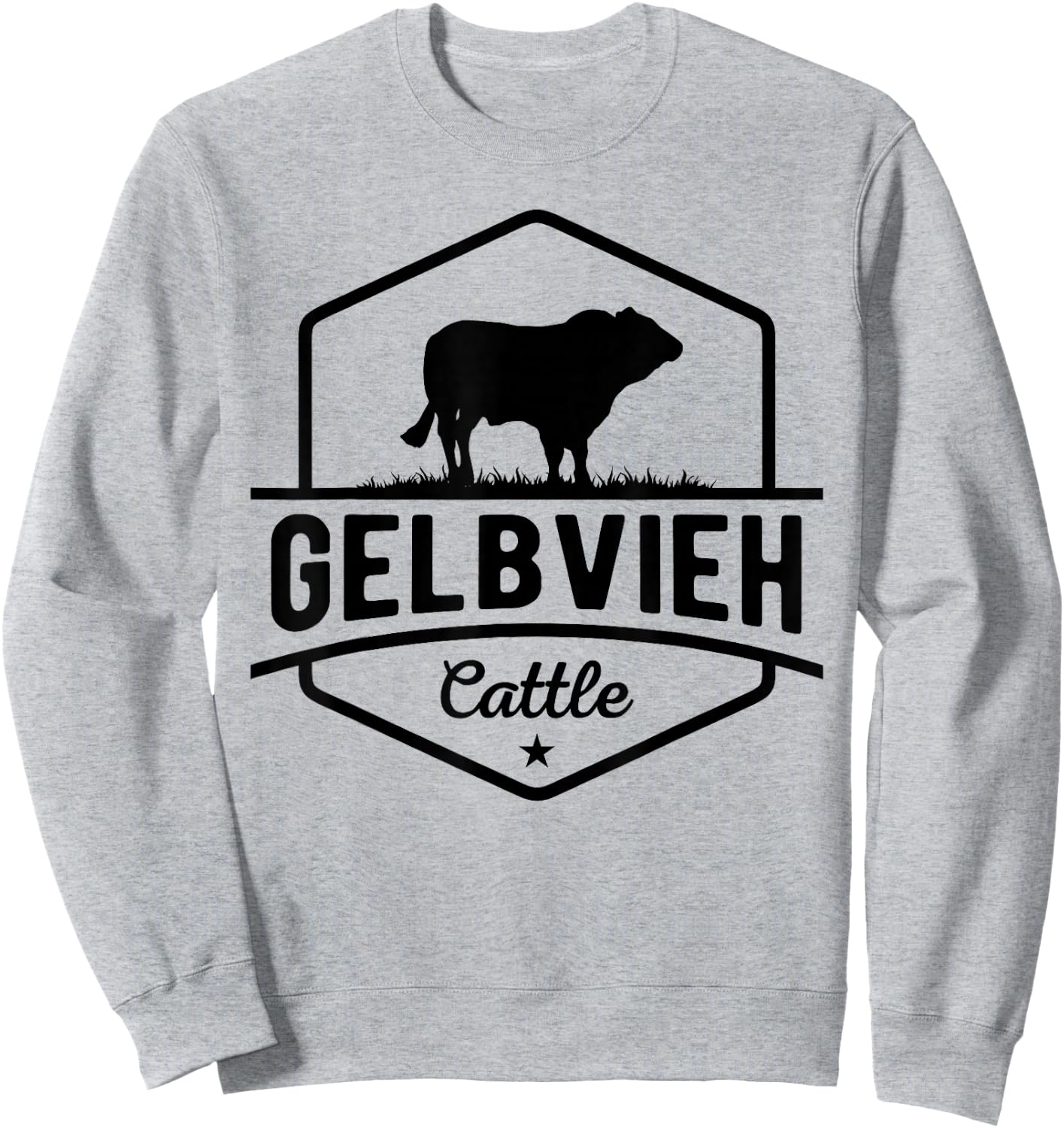 Cow Farmer - Gelbvieh Cattle Sweatshirt - Sweatshirt | Ash