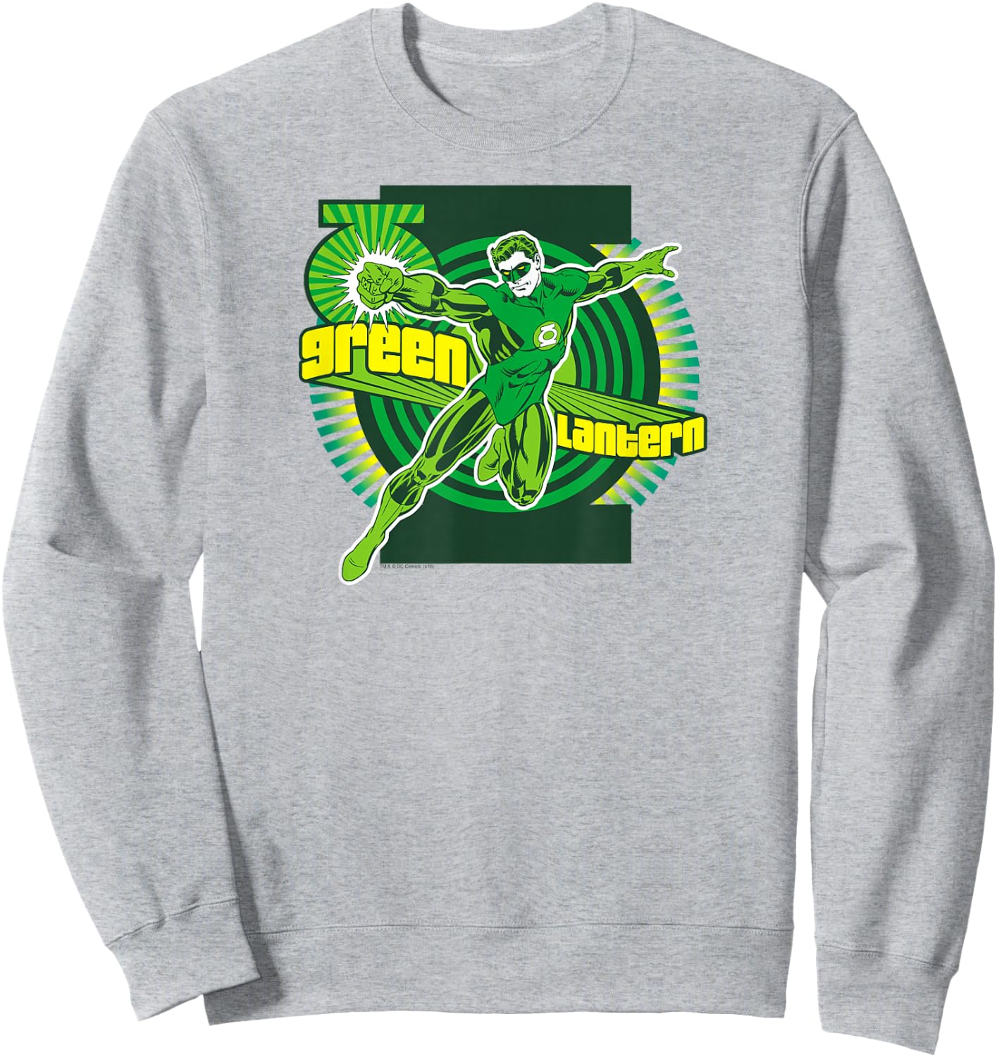 Green Lantern Vintage T Shirt Sweatshirt - Sweatshirt | Ash