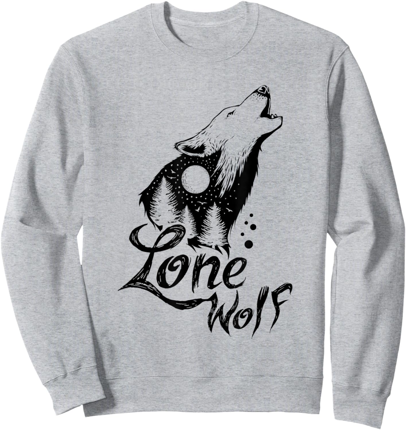 Lone Wolf Sweatshirt - Sweatshirt | Ash