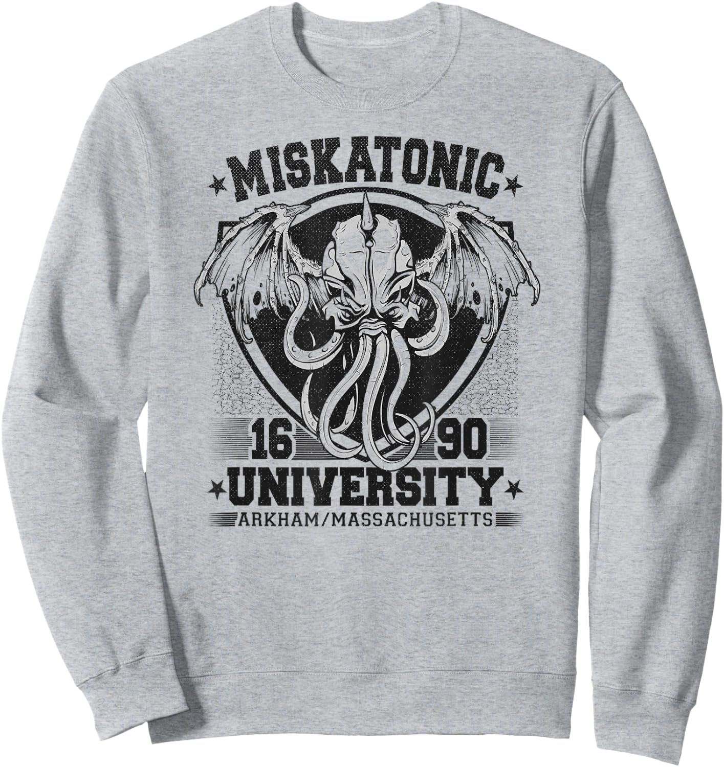 Miskatonic Cthulhu University 1690, Horror Fiction Sweatshirt - Sweatshirt | Ash