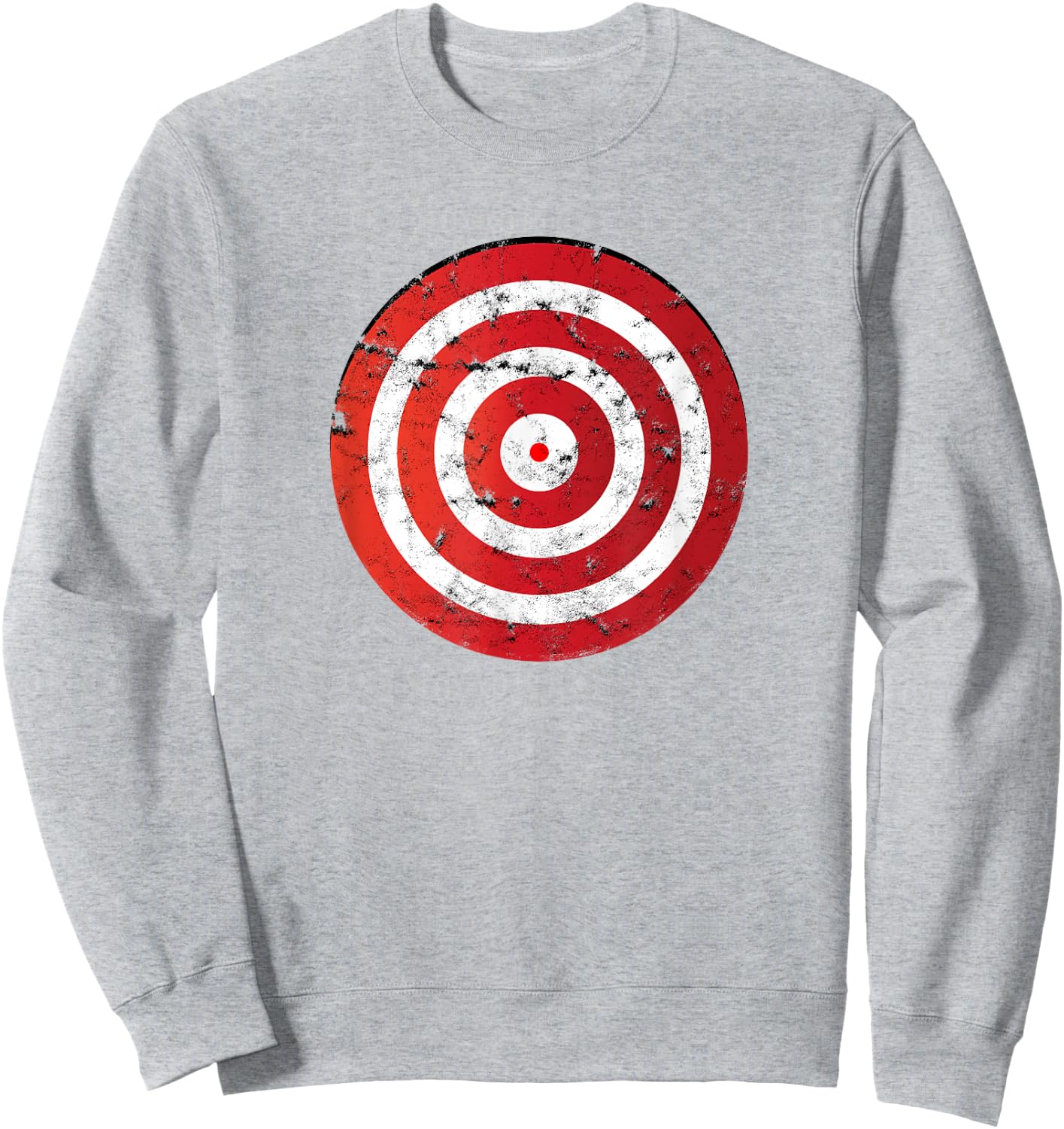 Vintage Bullseye Target Bulls Eye - Gun Shooting Range Sport Sweatshirt - Sweatshirt | Ash