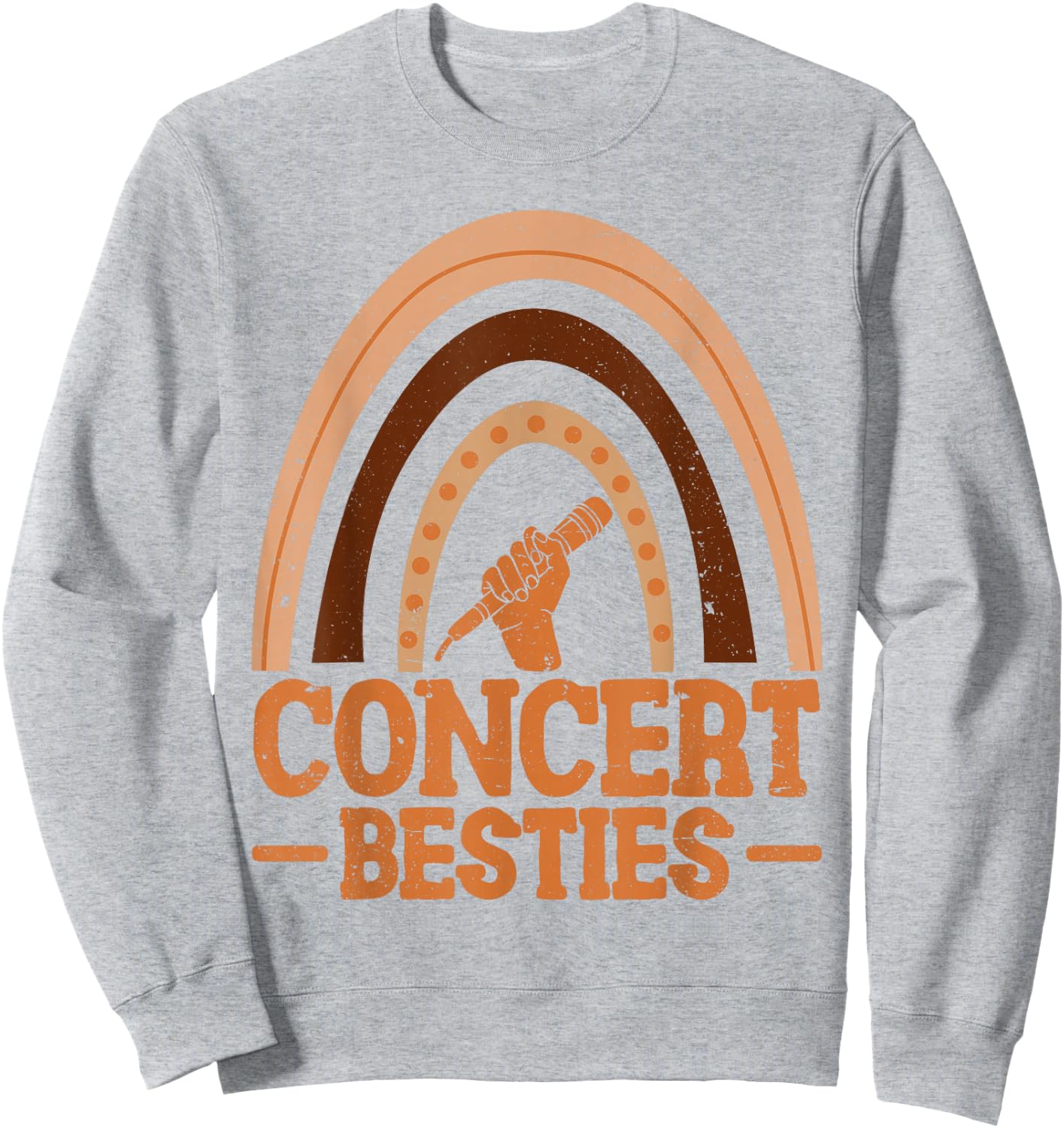 Concert Besties BFF Best Friends Bestie Sweatshirt - Sweatshirt | Ash