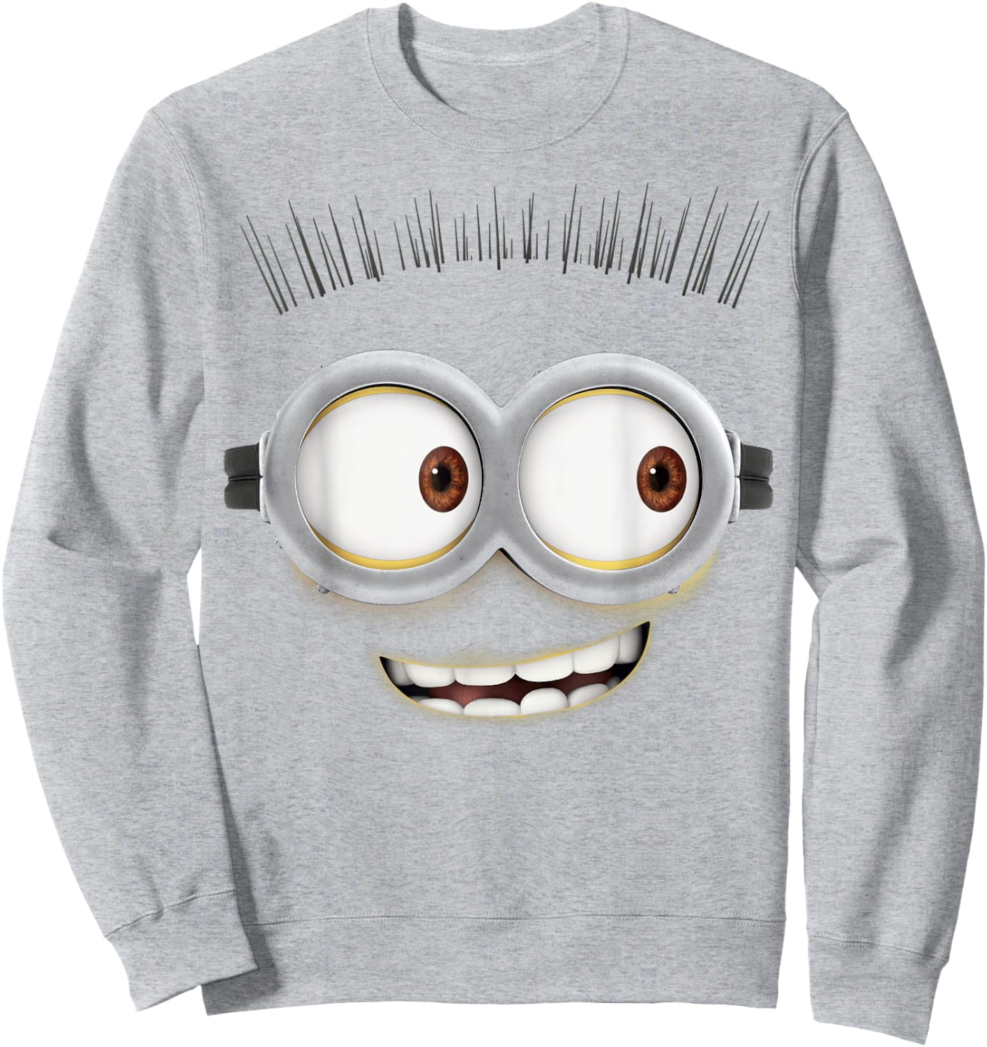 Despicable Me Minions Tom Big Smile Graphic Sweatshirt - Sweatshirt | Ash