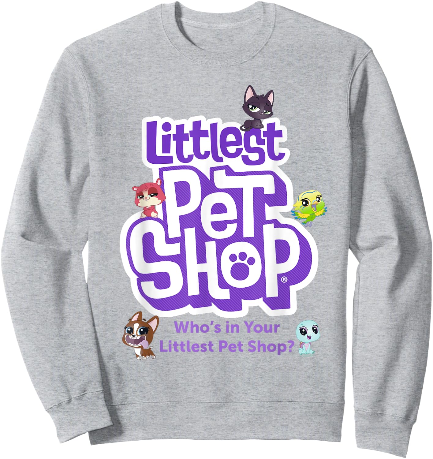 Littlest Pet Shop Who's in Your Shop? Sweatshirt - Sweatshirt | Ash