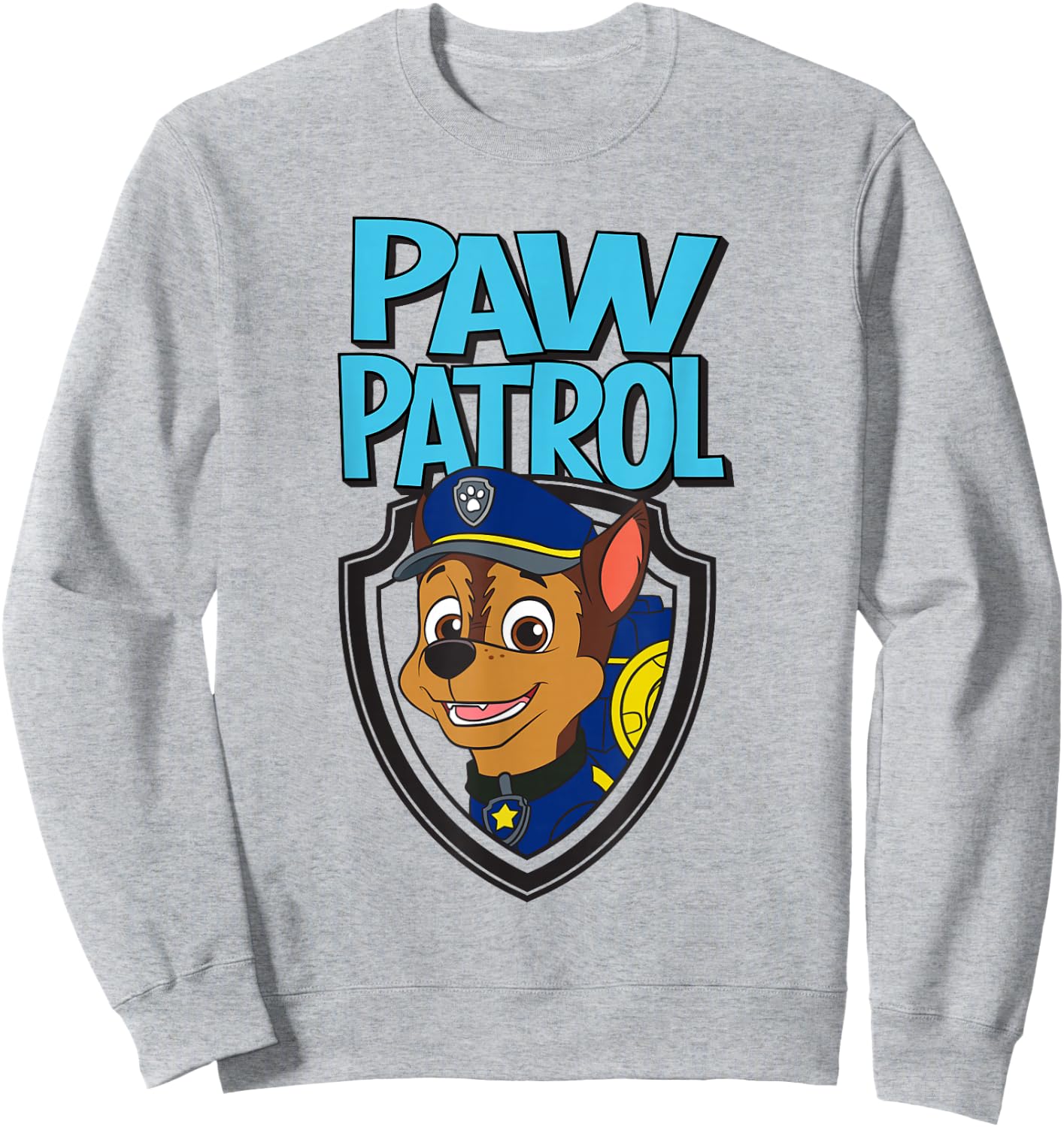 Paw Patrol Chase in Badge Nickelodeon Sweatshirt - Sweatshirt | Ash