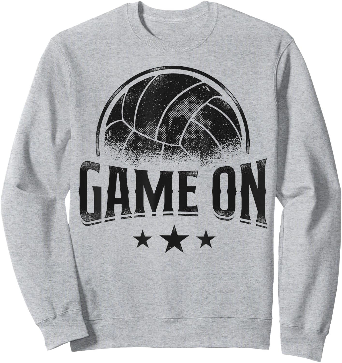 Volleyball Player Team Vintage Game On Sweatshirt - Sweatshirt | Ash